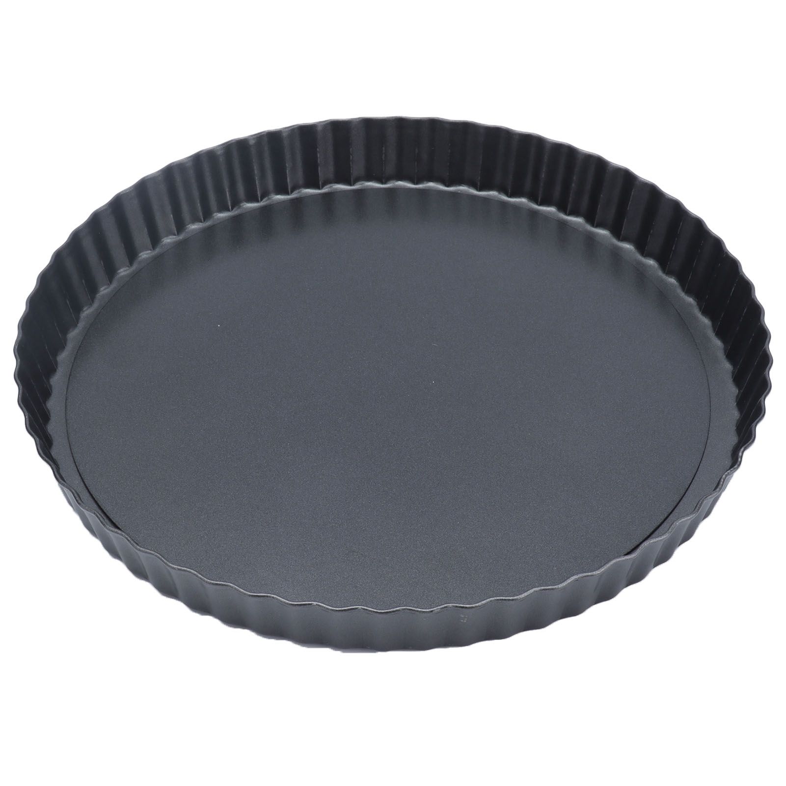 9in Bakeware Carbon Steel Baking Pan with Movable Chassis and Wavy Edge Nonstick Black for Family Baking9in Movable Chassis Pie Pan - Image 1