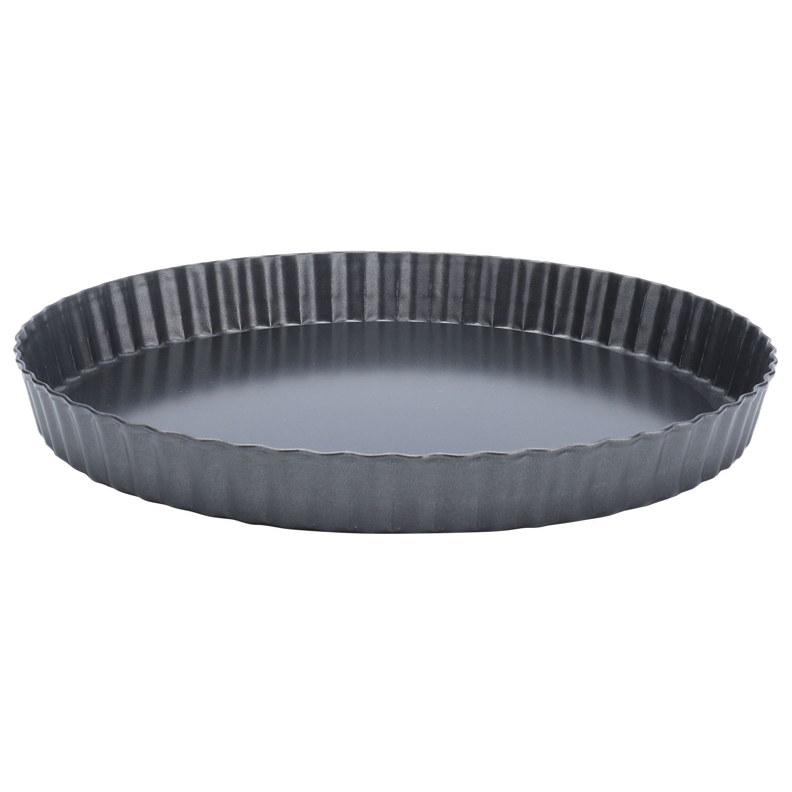 9in Bakeware Carbon Steel Baking Pan with Movable Chassis and Wavy Edge Nonstick Black for Family Baking9in Movable Chassis Pie Pan - Image 2