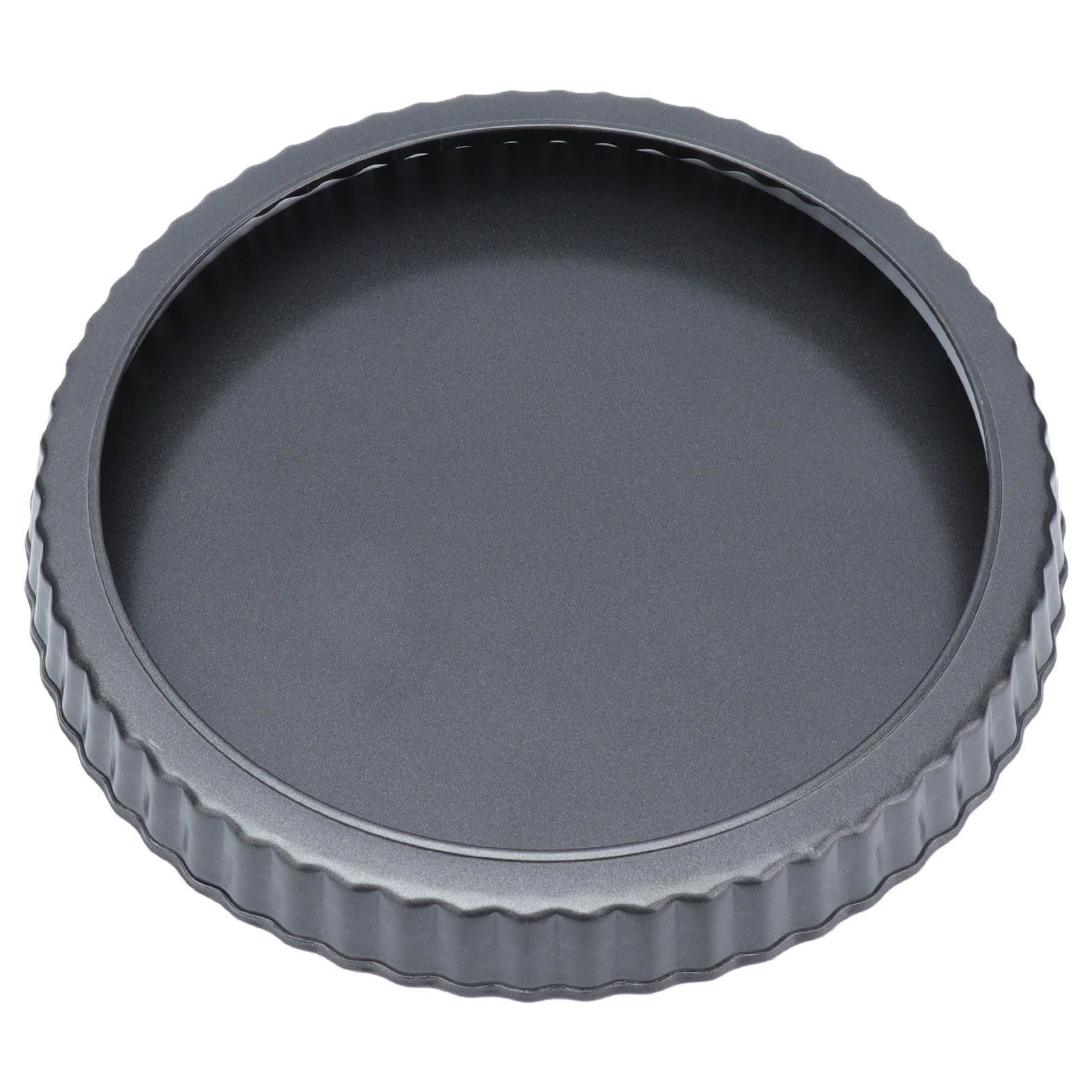 9in Bakeware Carbon Steel Baking Pan with Movable Chassis and Wavy Edge Nonstick Black for Family Baking9in Movable Chassis Pie Pan - Image 4