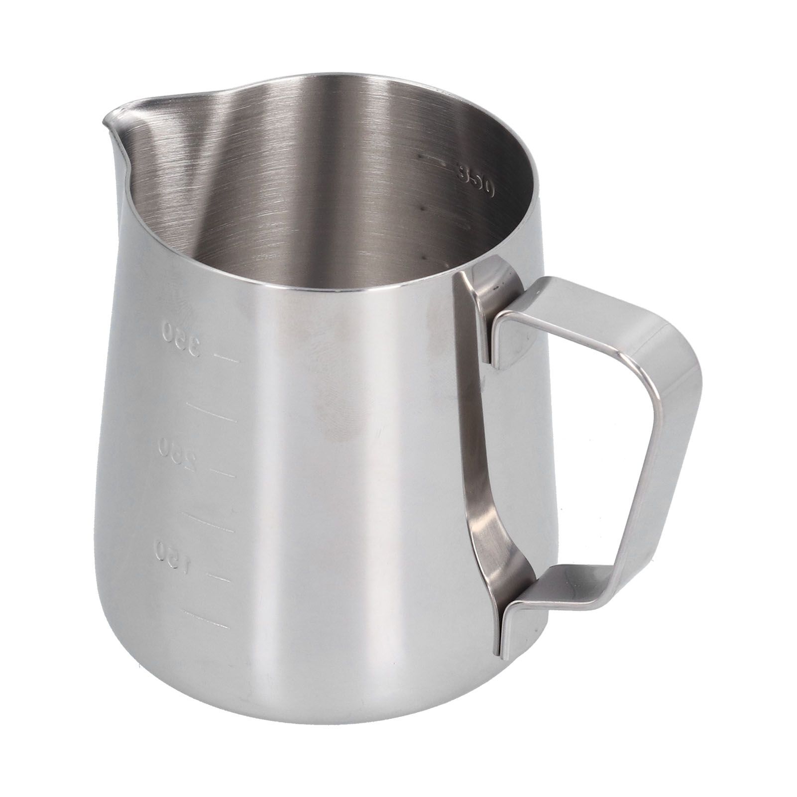400ml Stainless Steel Frothing Cup Pointed Spout Coffee Art Pitcher Milk Steaming Jug with Scale - Image 3