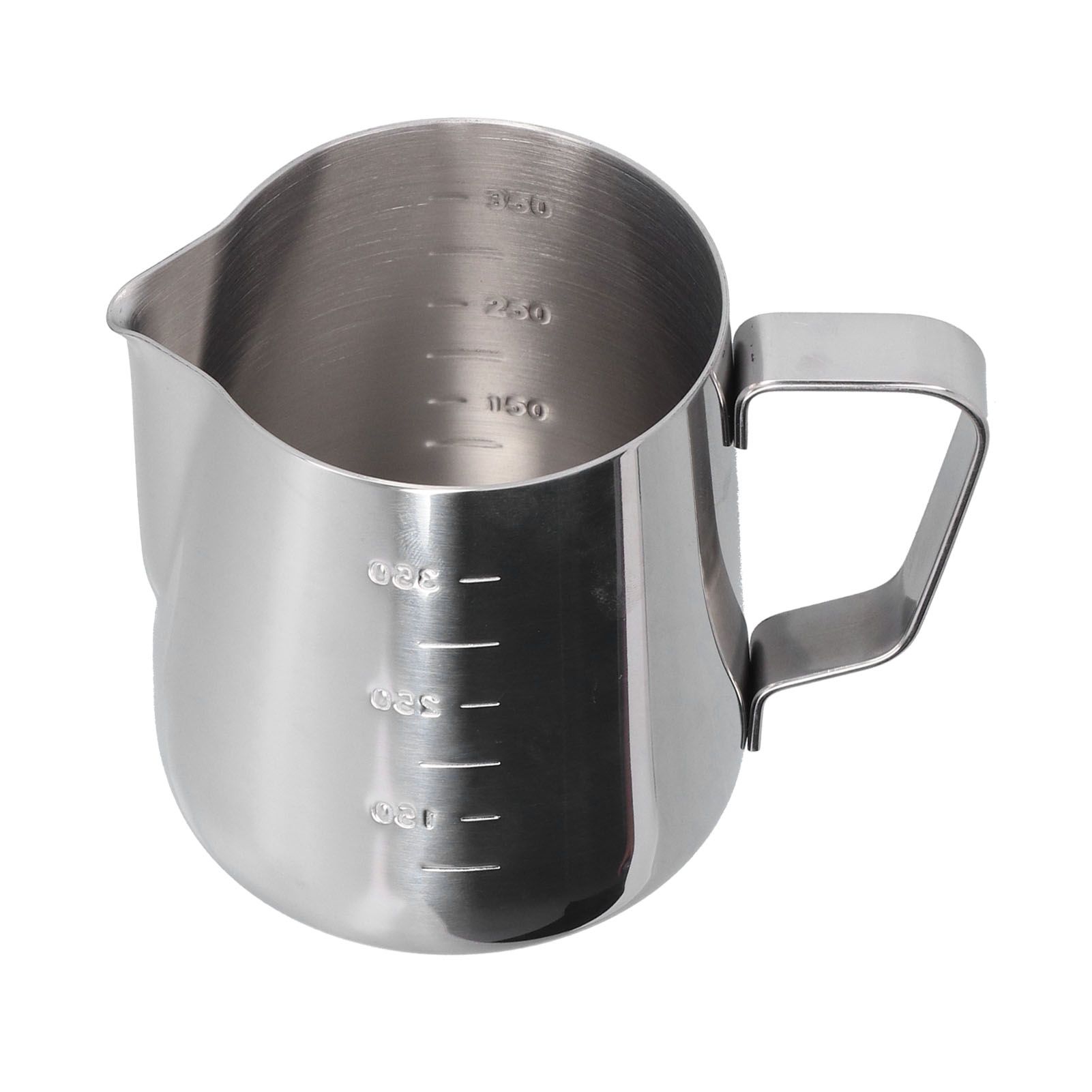 400ml Stainless Steel Frothing Cup Pointed Spout Coffee Art Pitcher Milk Steaming Jug with Scale - Image 5