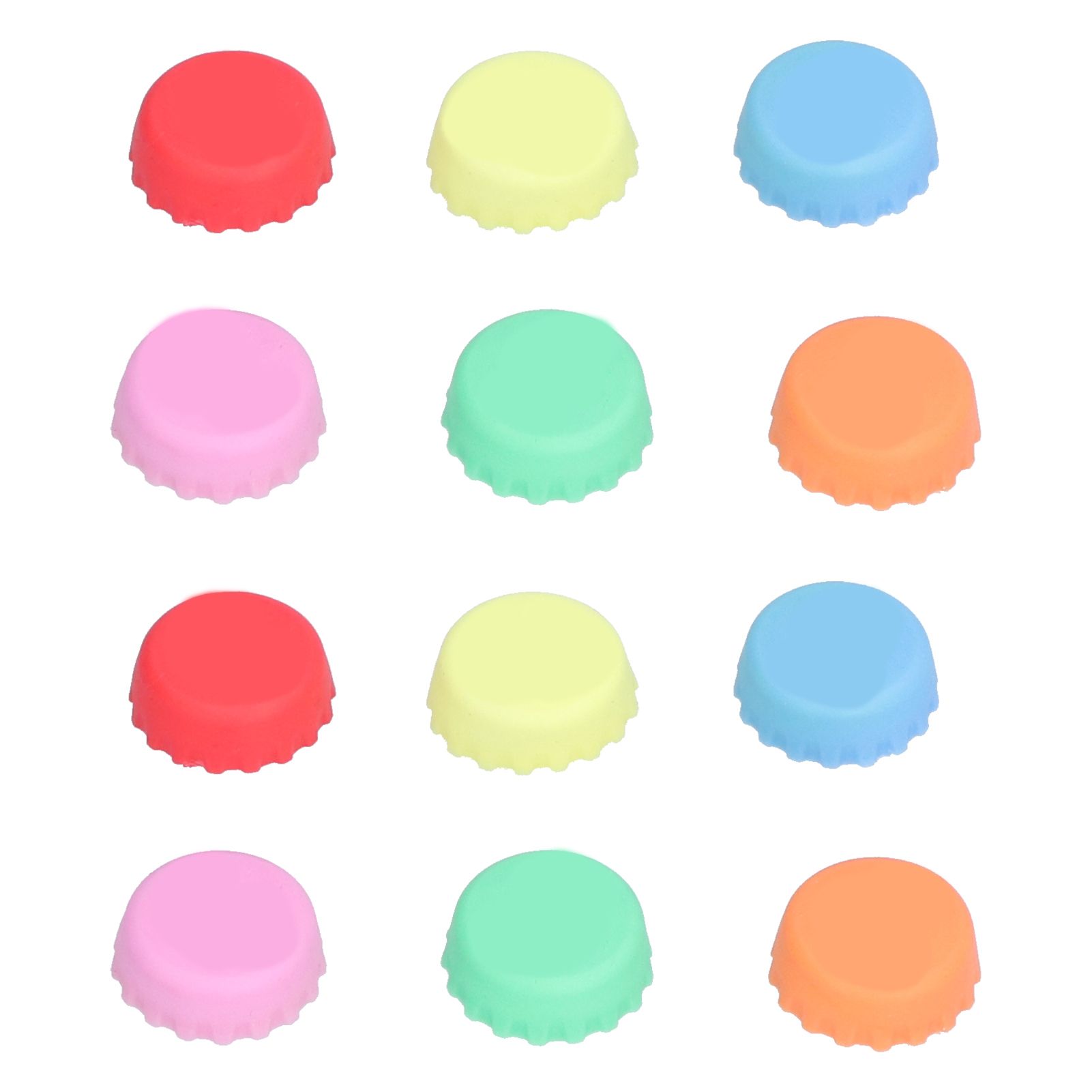 Silicone Beer Bottle Caps Reusable Round Glass Bottle Stopper Kitchen Gadgets for Home Restaurant - Image 1