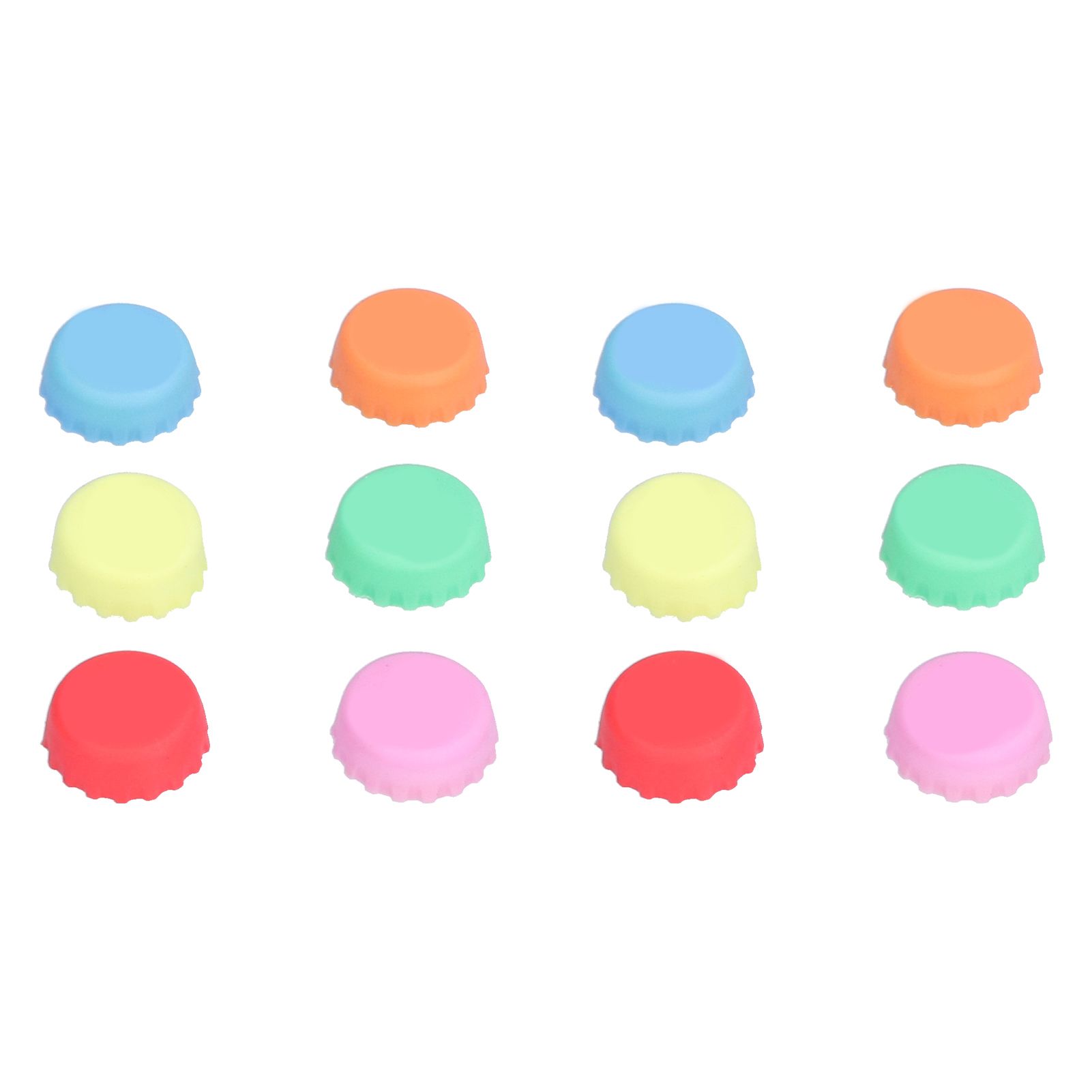 Silicone Beer Bottle Caps Reusable Round Glass Bottle Stopper Kitchen Gadgets for Home Restaurant - Image 2
