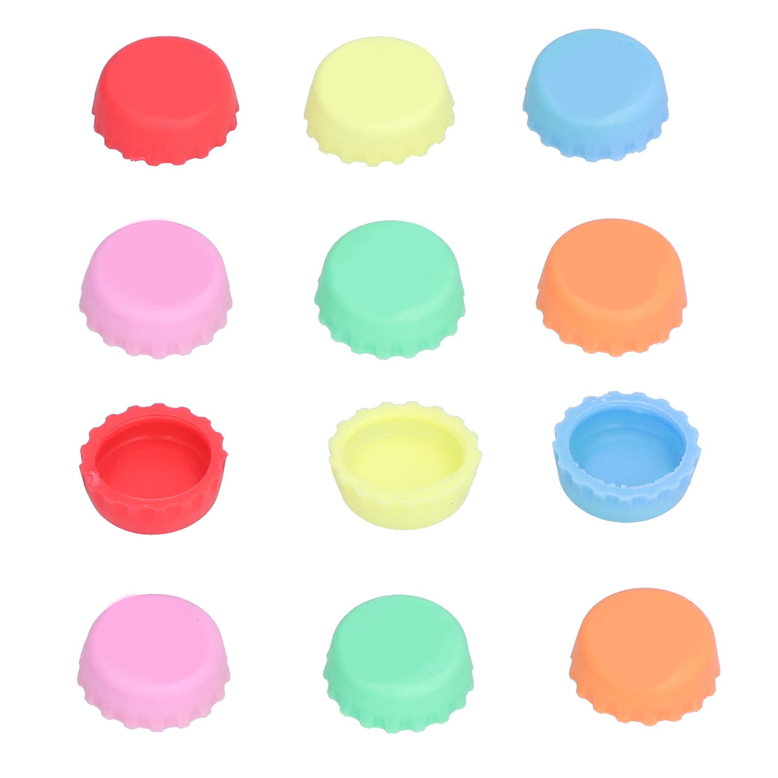 Silicone Beer Bottle Caps Reusable Round Glass Bottle Stopper Kitchen Gadgets for Home Restaurant - Image 4