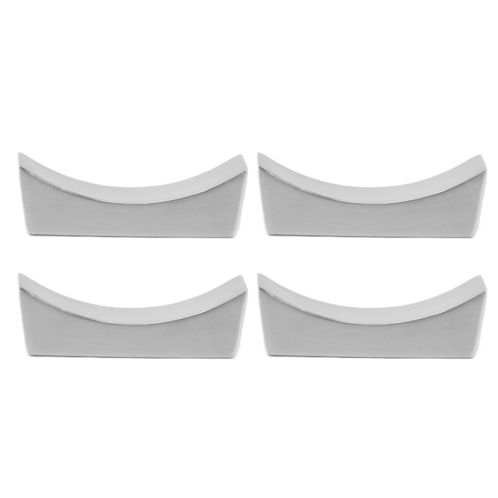 4Pcs Stainless Steel Chopstick Rest Boat Shape Chopstick Spoon Knife Fork Cutlery Holder - Image 1
