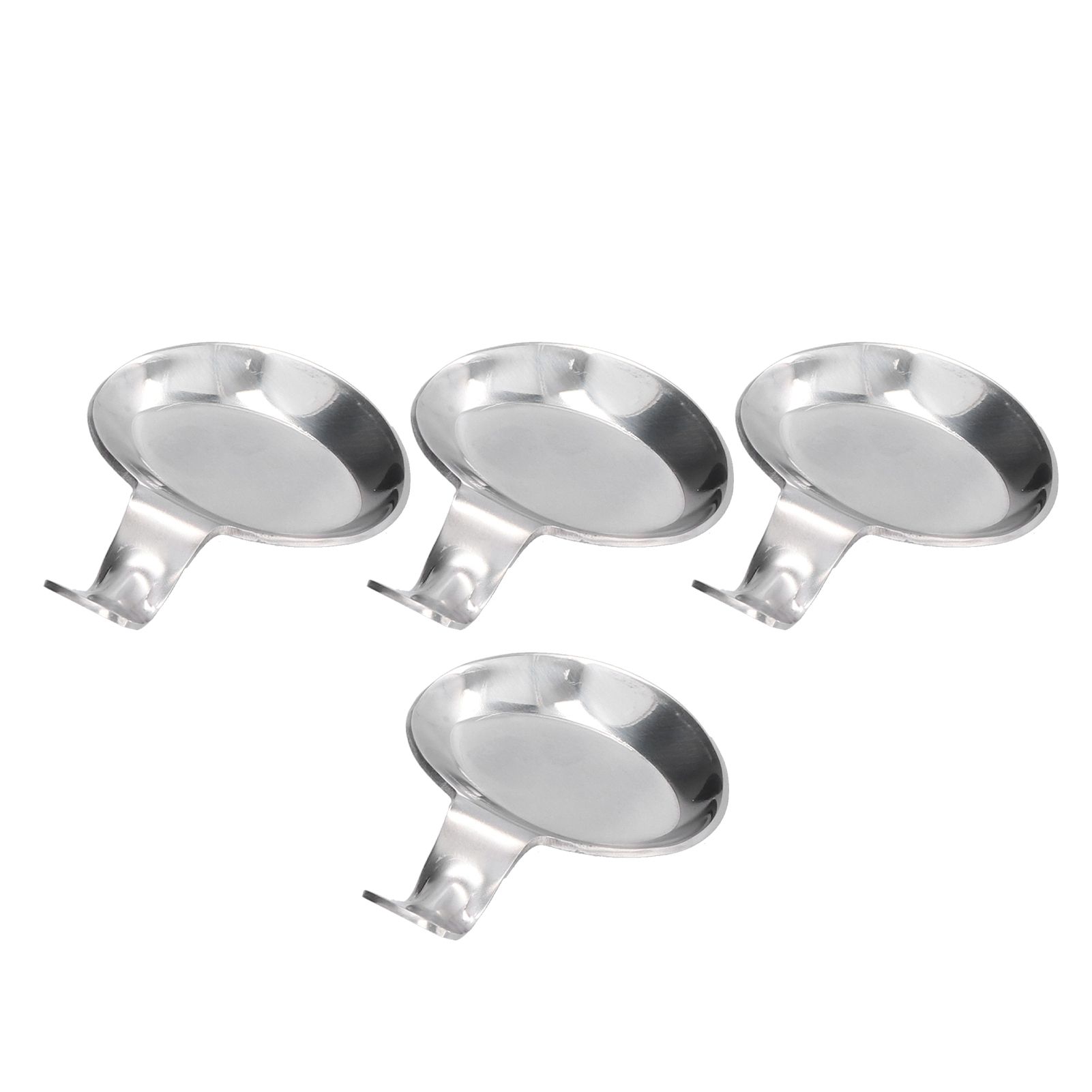 4Pcs Spoon Holder Stainless Steel 2 Purpose Compact Durable Chopsticks Rest Holder for Home Restaurants - Image 5