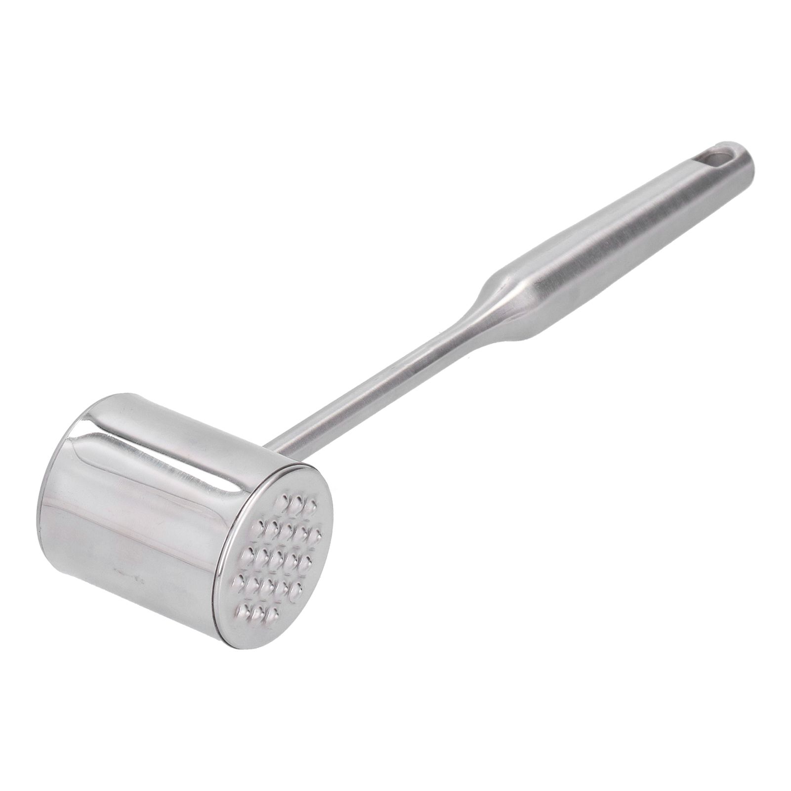 Meat Mallet Tenderizer Stainless Steel Hand Held Manual Anti Rust Steak Meat Pounder for Home Restaurants - Image 4