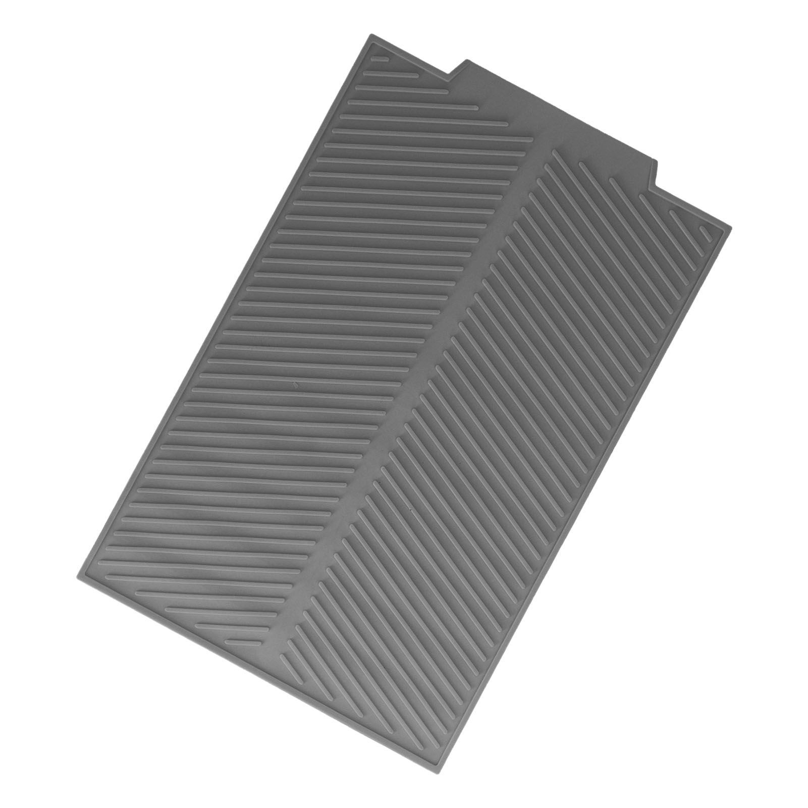 Drainable Heat Insulation Pad Silicone Table Placemat Pot Bowl Dish Mat Kitchen GadgetsGray - Image 3