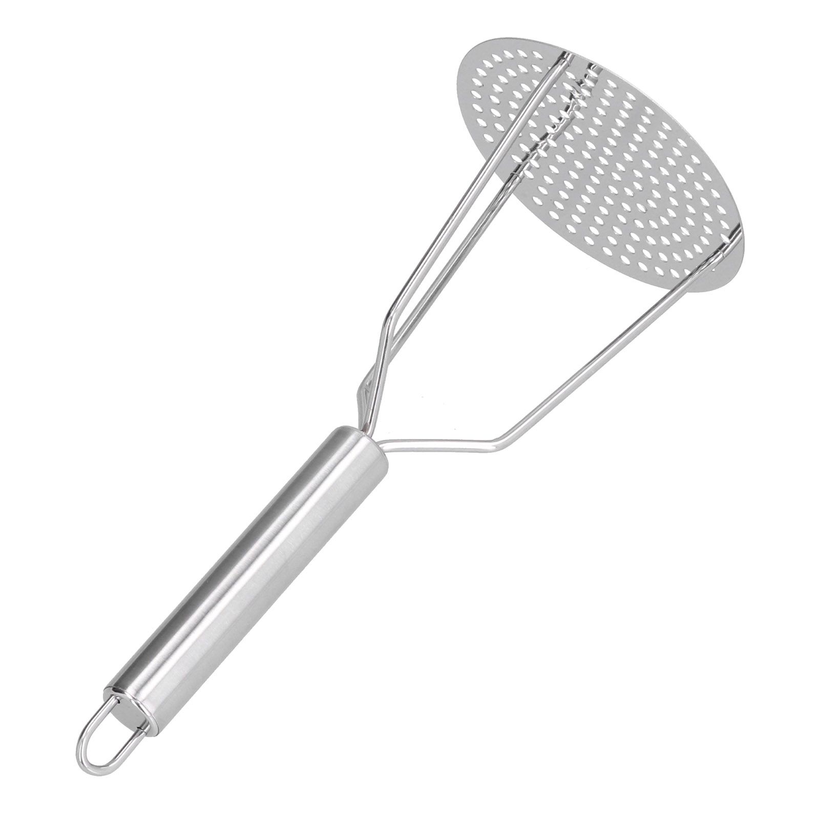 Potato Masher Stainless Steel Potato Masher Fruit and Meat Masher with Ergonomic Handle for Kitchen - Image 3