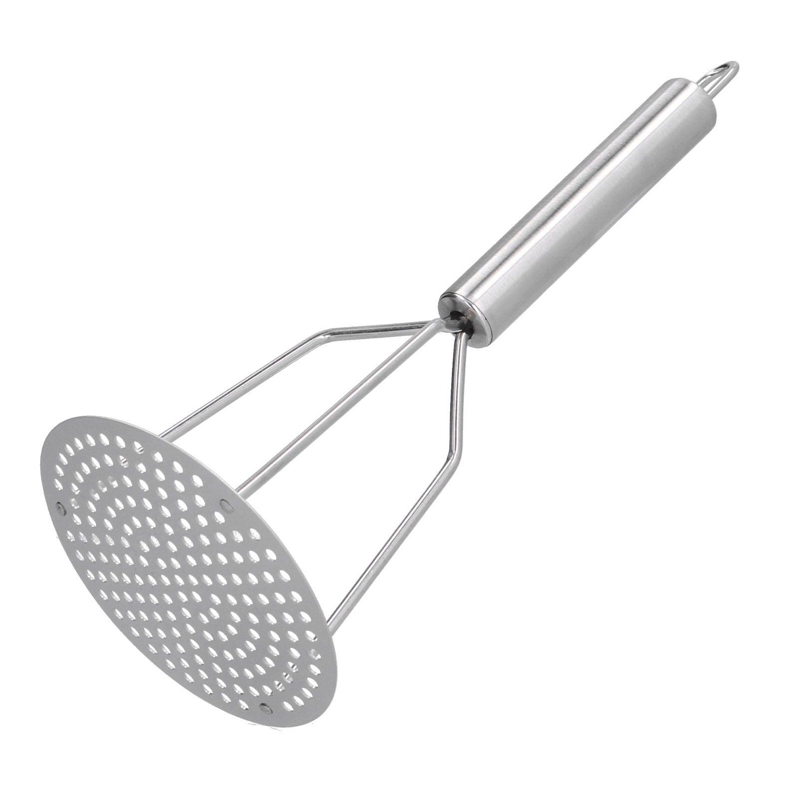 Potato Masher Stainless Steel Potato Masher Fruit and Meat Masher with Ergonomic Handle for Kitchen - Image 7
