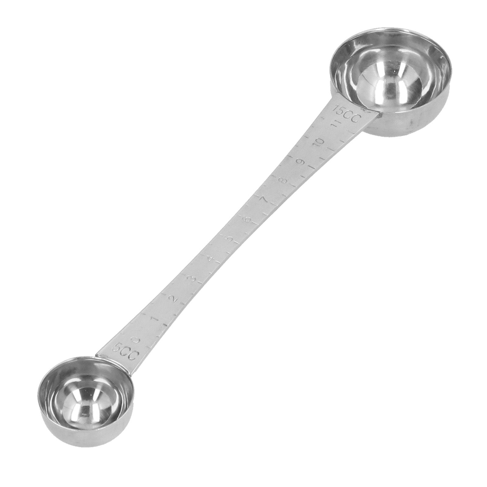 Coffee Scoop with Scale Length Double End Measuring Spoon Stainless Steel Tablespoon Seasoning Spoon - Image 4