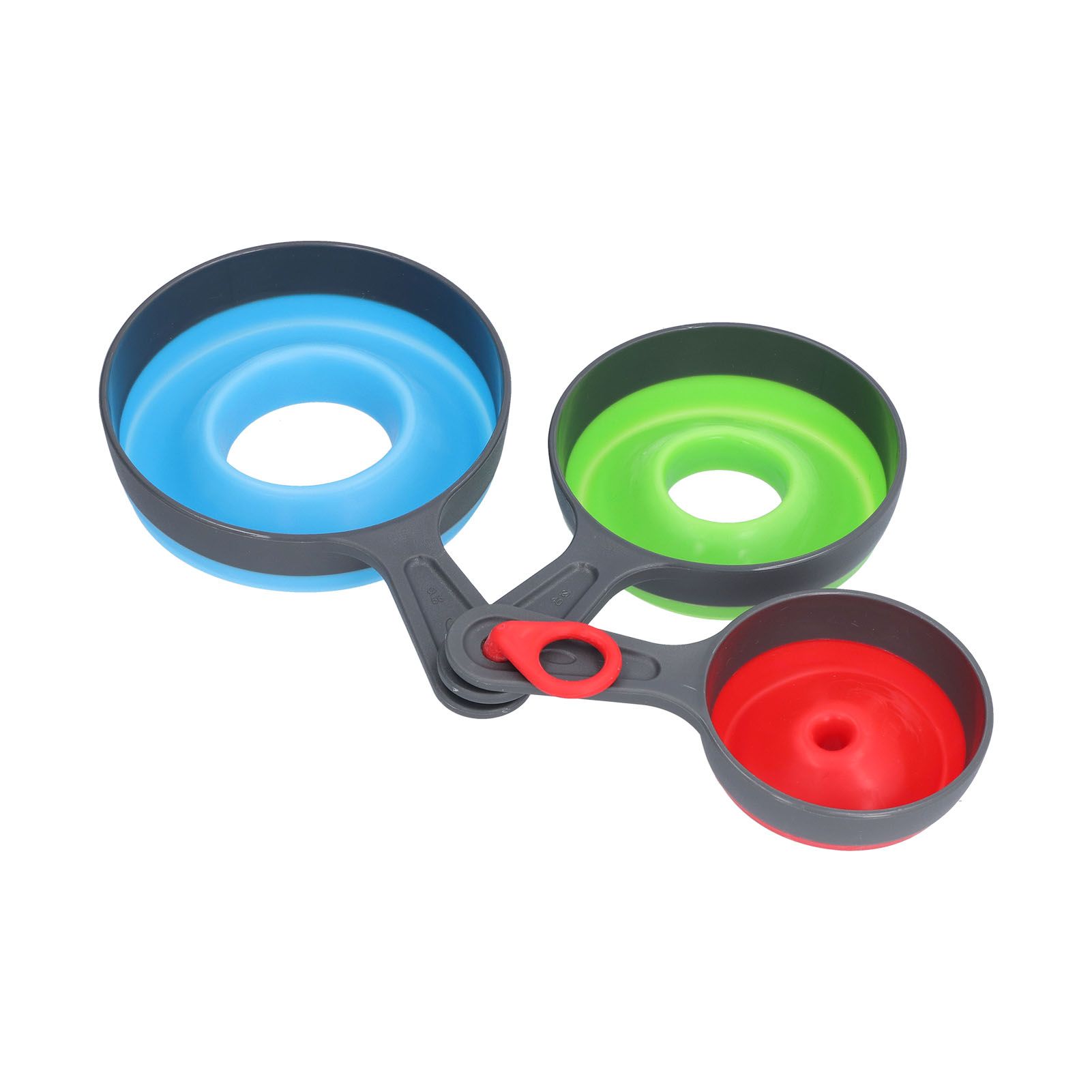 3Pcs Funnel Foldable Silicone and ABS Funnel Saving Space and Easy to Clean Durable for Kitchen - Image 6