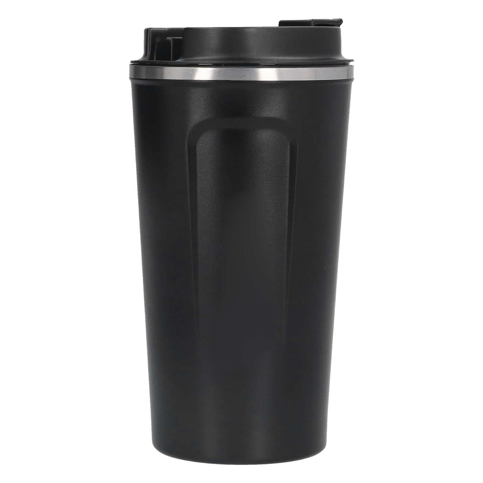 510ml Coffee Cup Double Wall Stainless Steel Insulated Coffee Mug Portable Vacuum Cup for Car Travel Black - Image 1