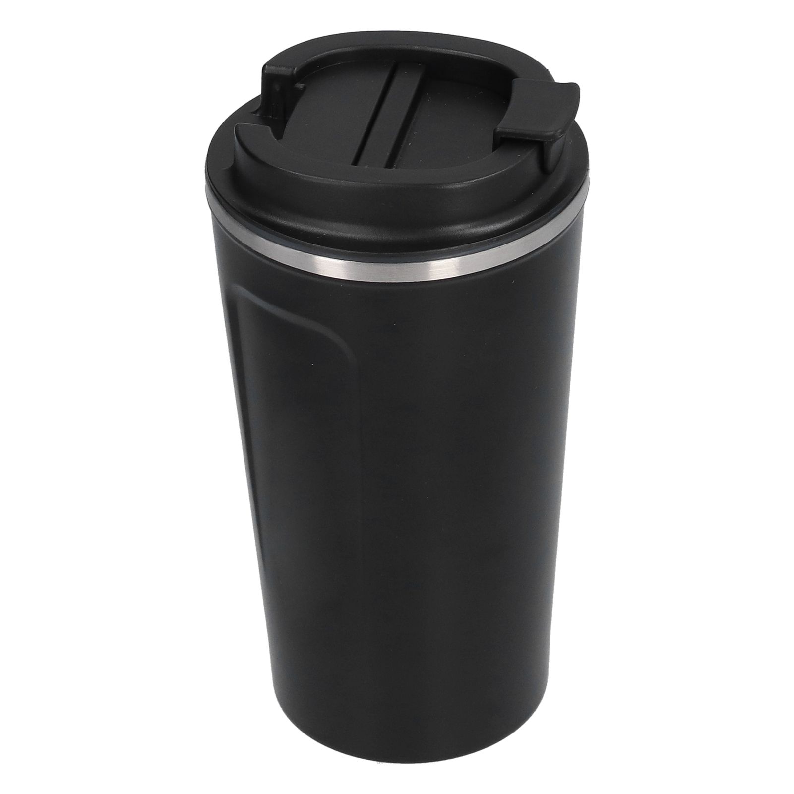 510ml Coffee Cup Double Wall Stainless Steel Insulated Coffee Mug Portable Vacuum Cup for Car Travel Black - Image 2