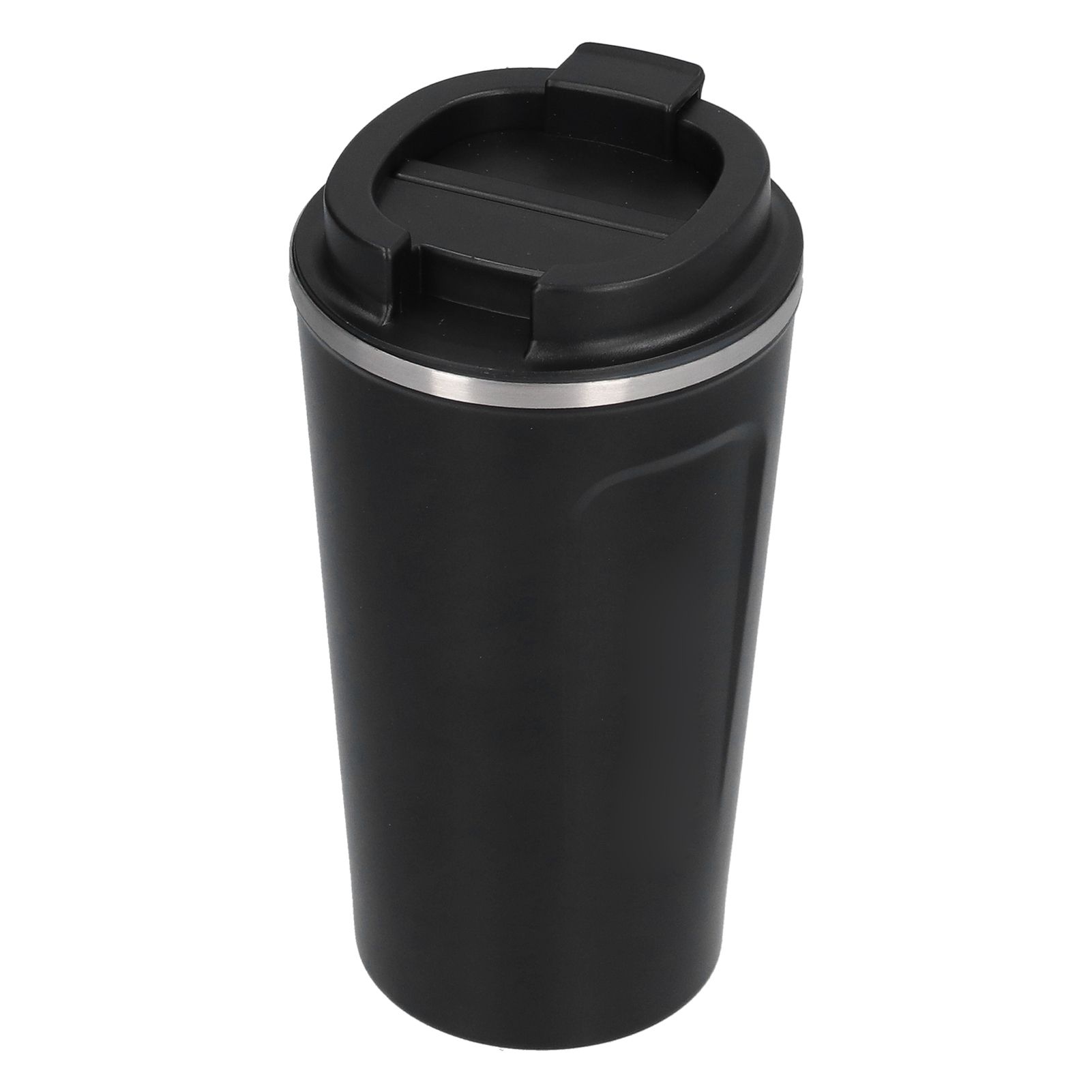 510ml Coffee Cup Double Wall Stainless Steel Insulated Coffee Mug Portable Vacuum Cup for Car Travel Black - Image 6