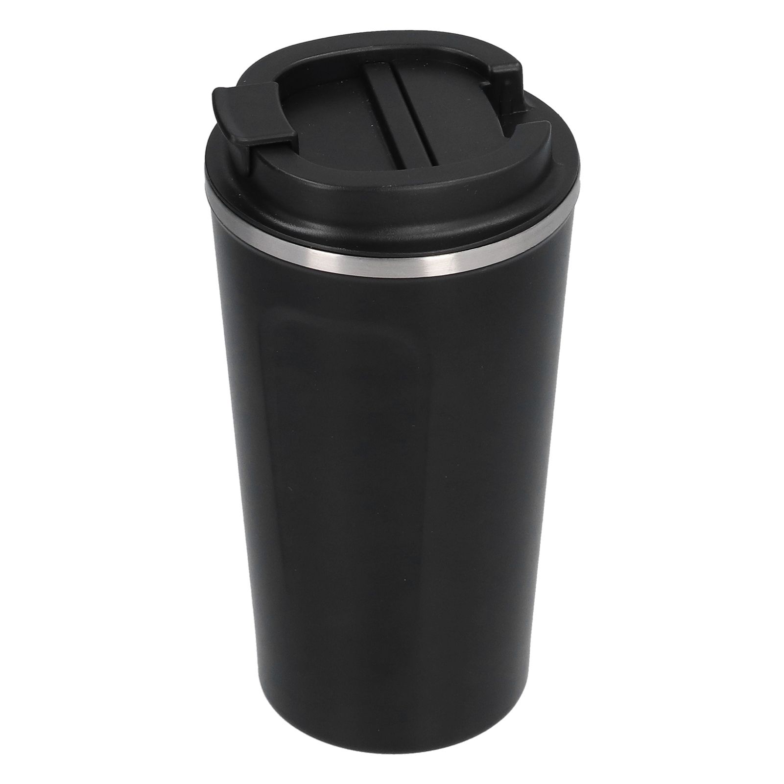 510ml Coffee Cup Double Wall Stainless Steel Insulated Coffee Mug Portable Vacuum Cup for Car Travel Black - Image 7
