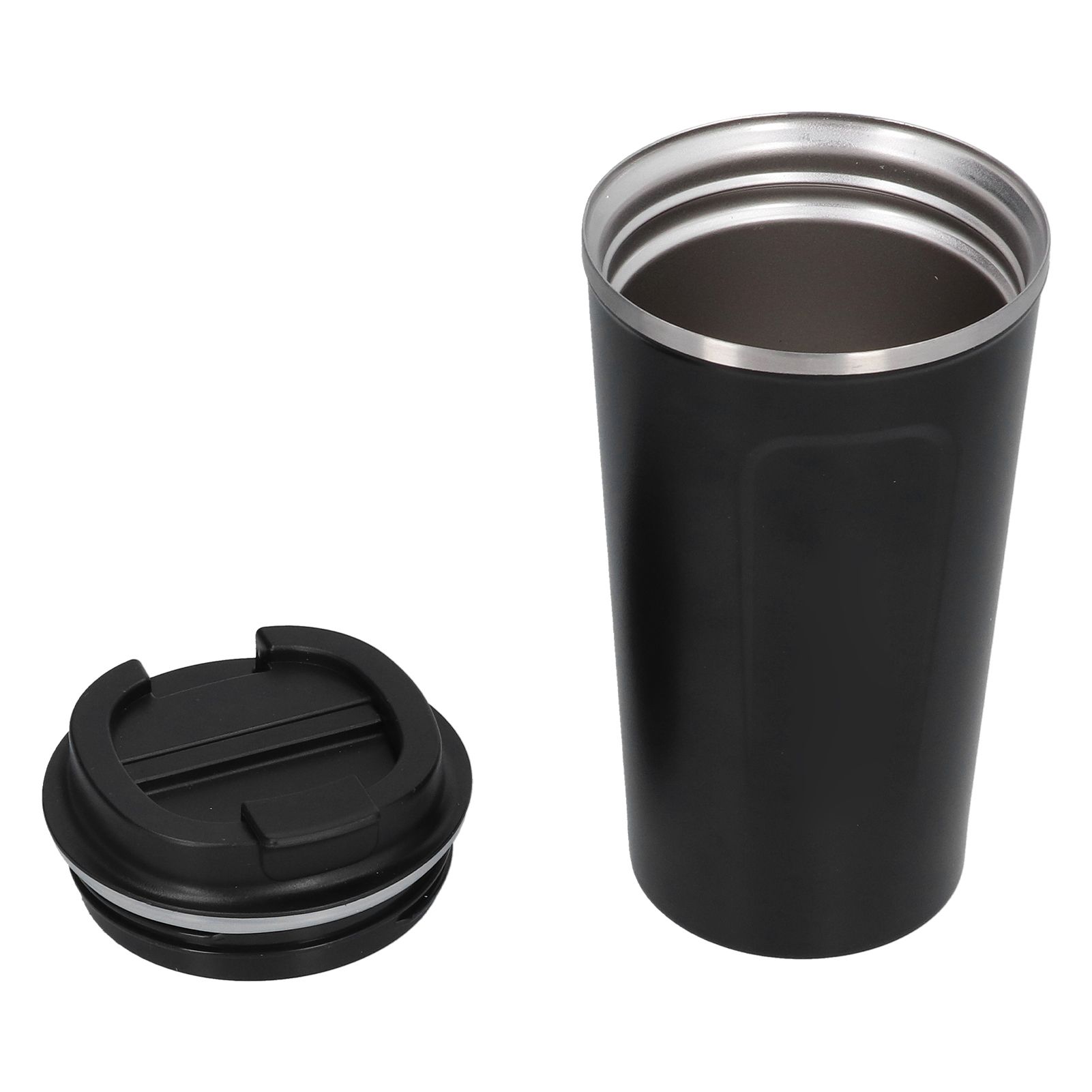 510ml Coffee Cup Double Wall Stainless Steel Insulated Coffee Mug Portable Vacuum Cup for Car Travel Black - Image 8