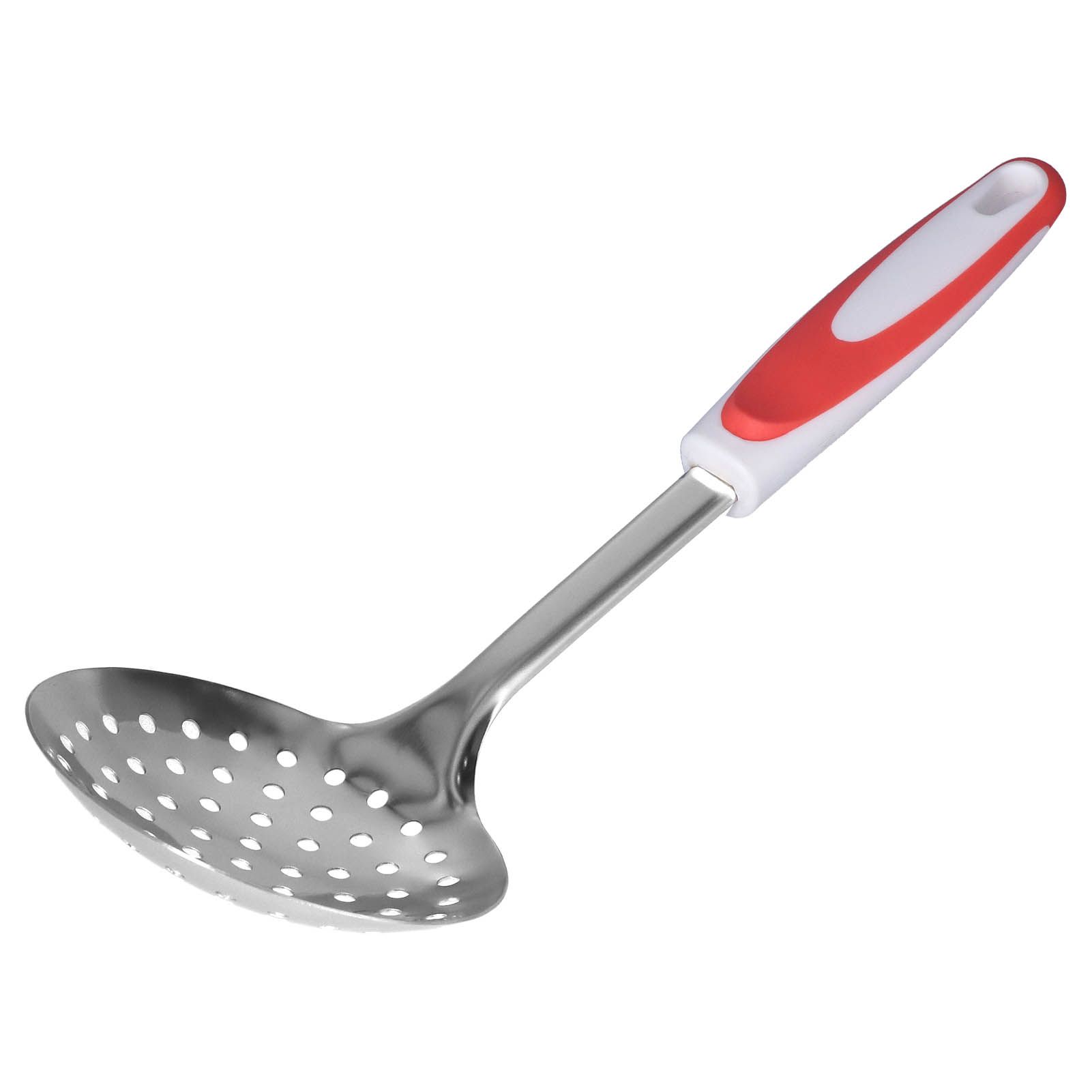 Thickened Colander Spoon Hand Polished Soup Hot Pot Spoon Non Slip Stainless Steel Kitchen Strainer Scoop - Image 3