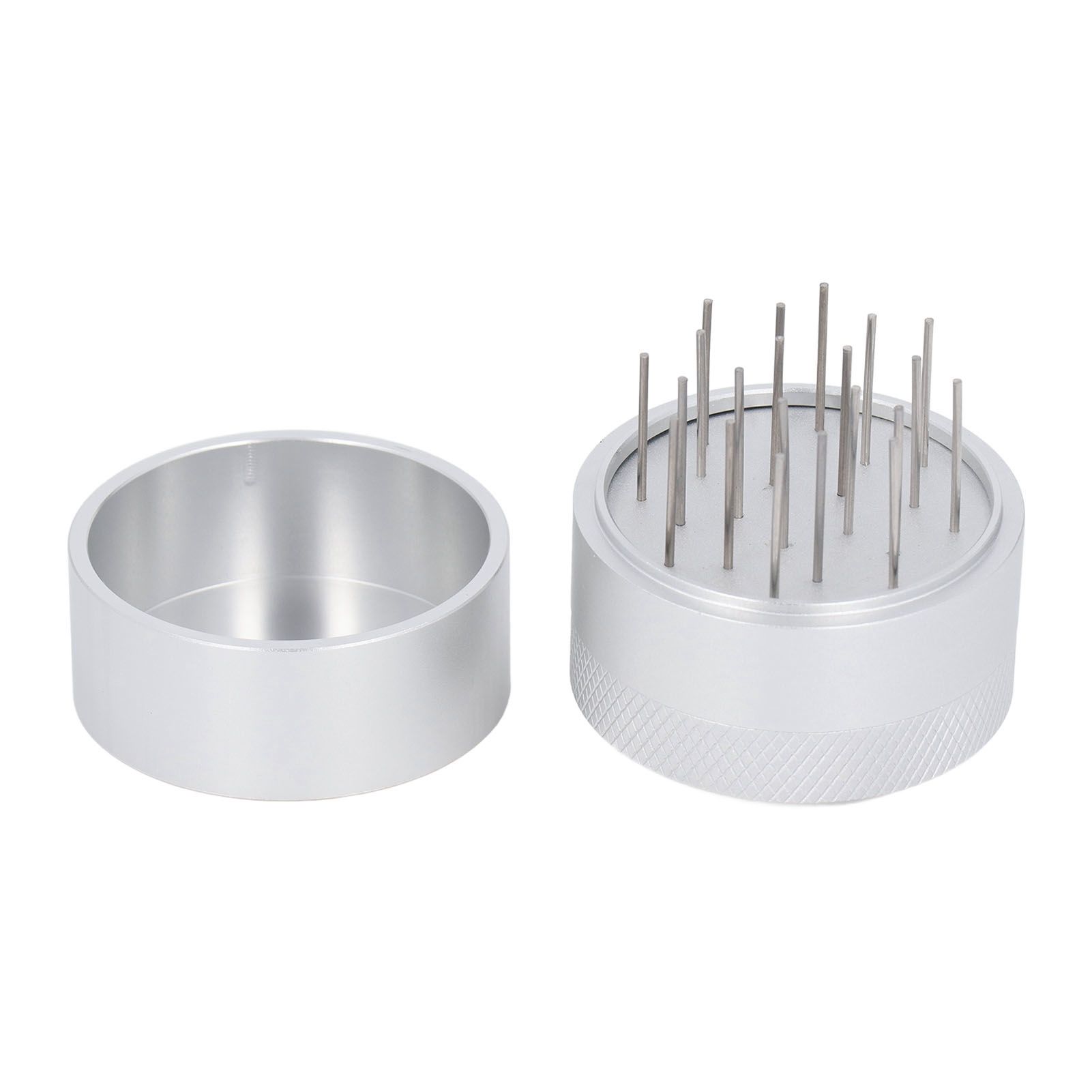 Coffee Needle Distributor with Base Effective Dispersion Rust Resistant Stainless Steel Hand Coffee Stirrer Silver 58mm/2.3in - Image 4