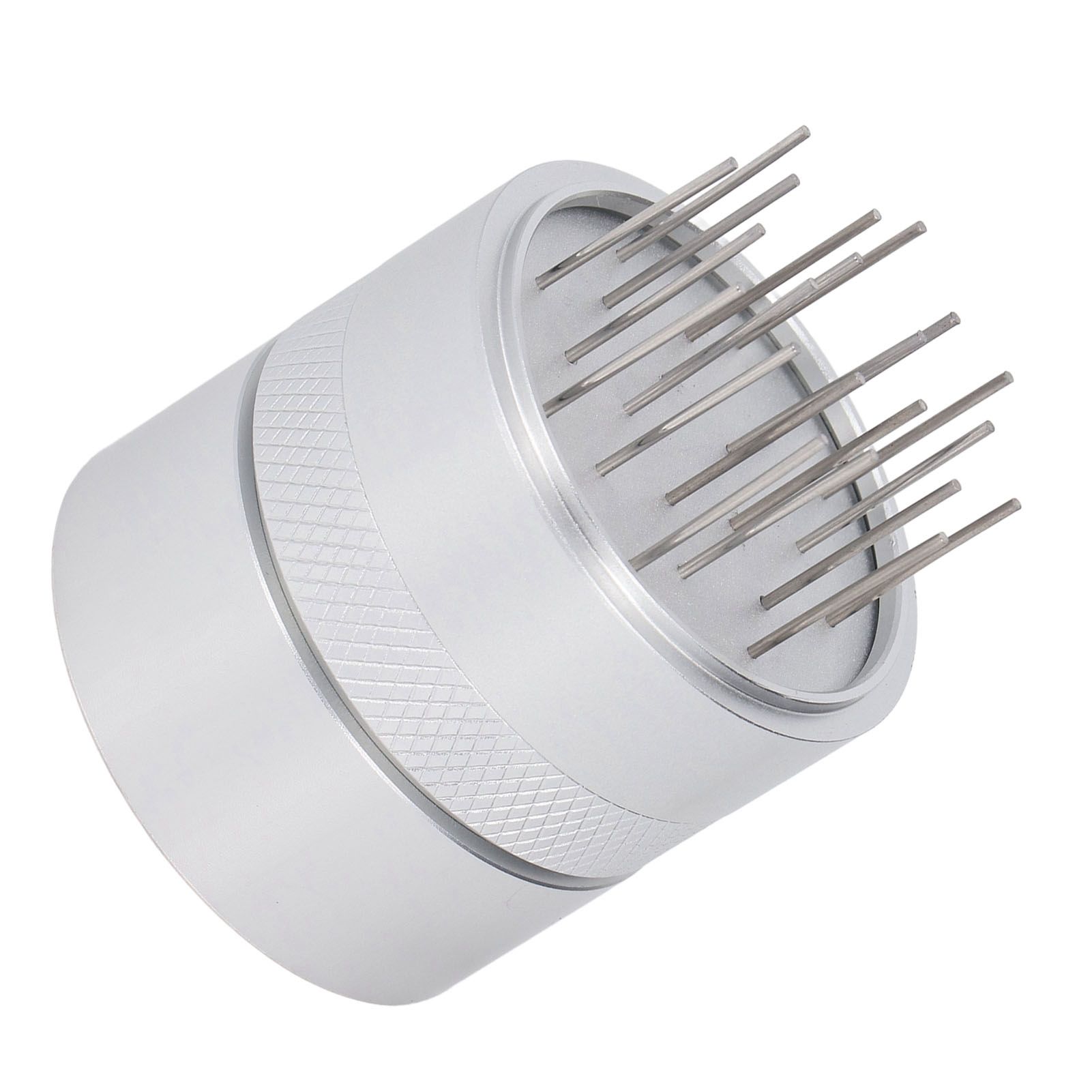 Coffee Needle Distributor with Base Effective Dispersion Rust Resistant Stainless Steel Hand Coffee Stirrer Silver 58mm/2.3in - Image 6
