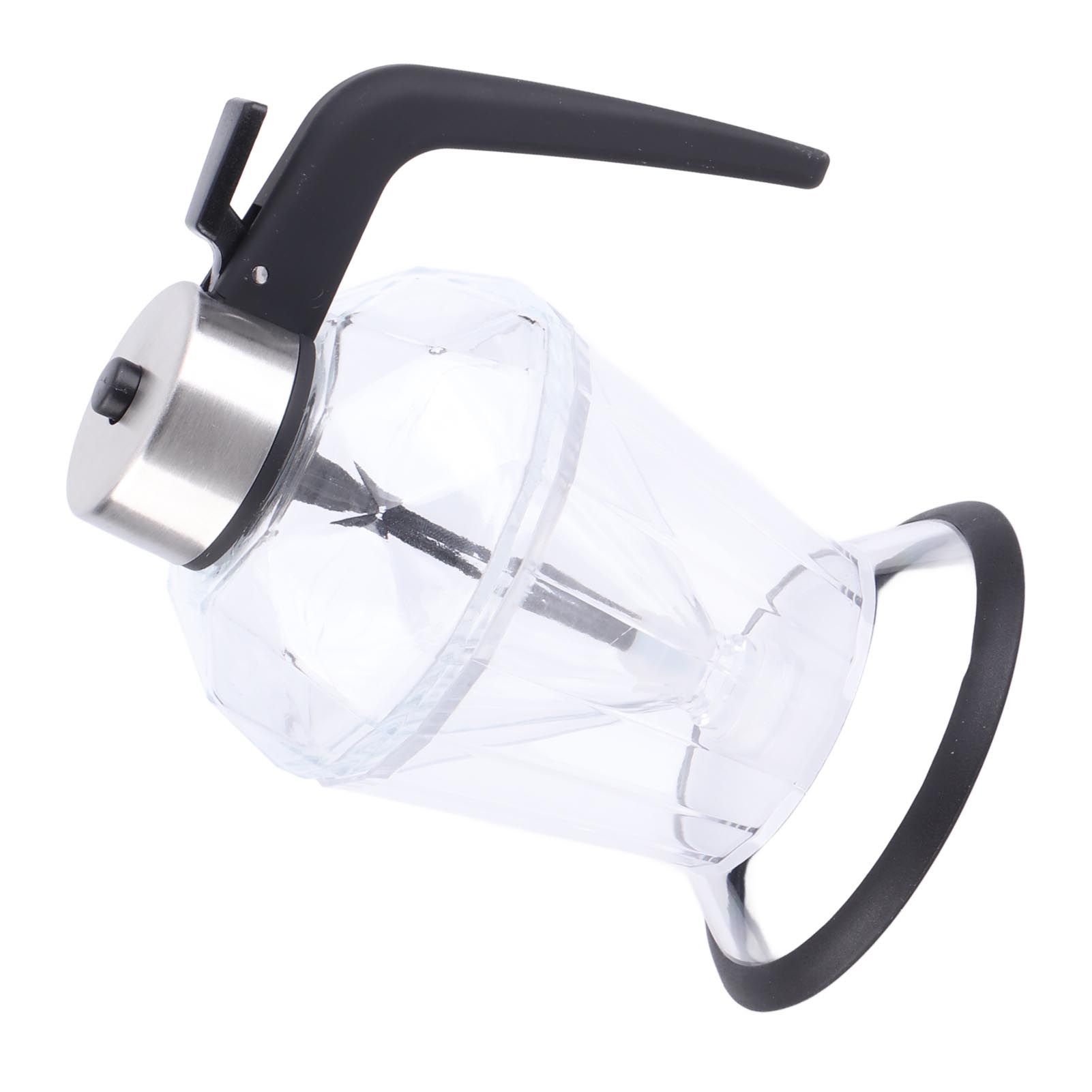 Diamond Honey Bottle Press Type Transparent Glass 200ml Handheld Oil Dispenser for Soy Sauce - Image 4