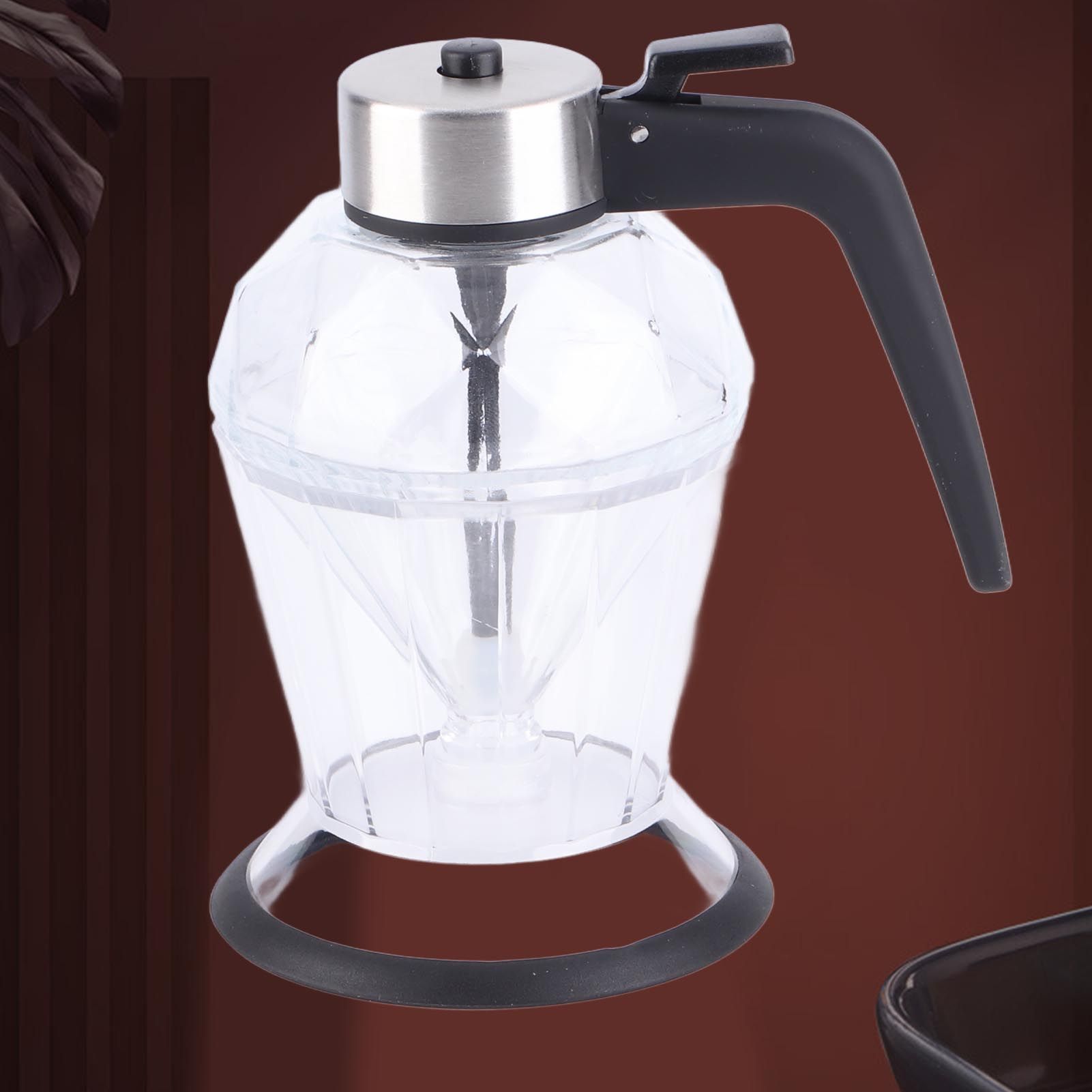 Diamond Honey Bottle Press Type Transparent Glass 200ml Handheld Oil Dispenser for Soy Sauce - Image 5