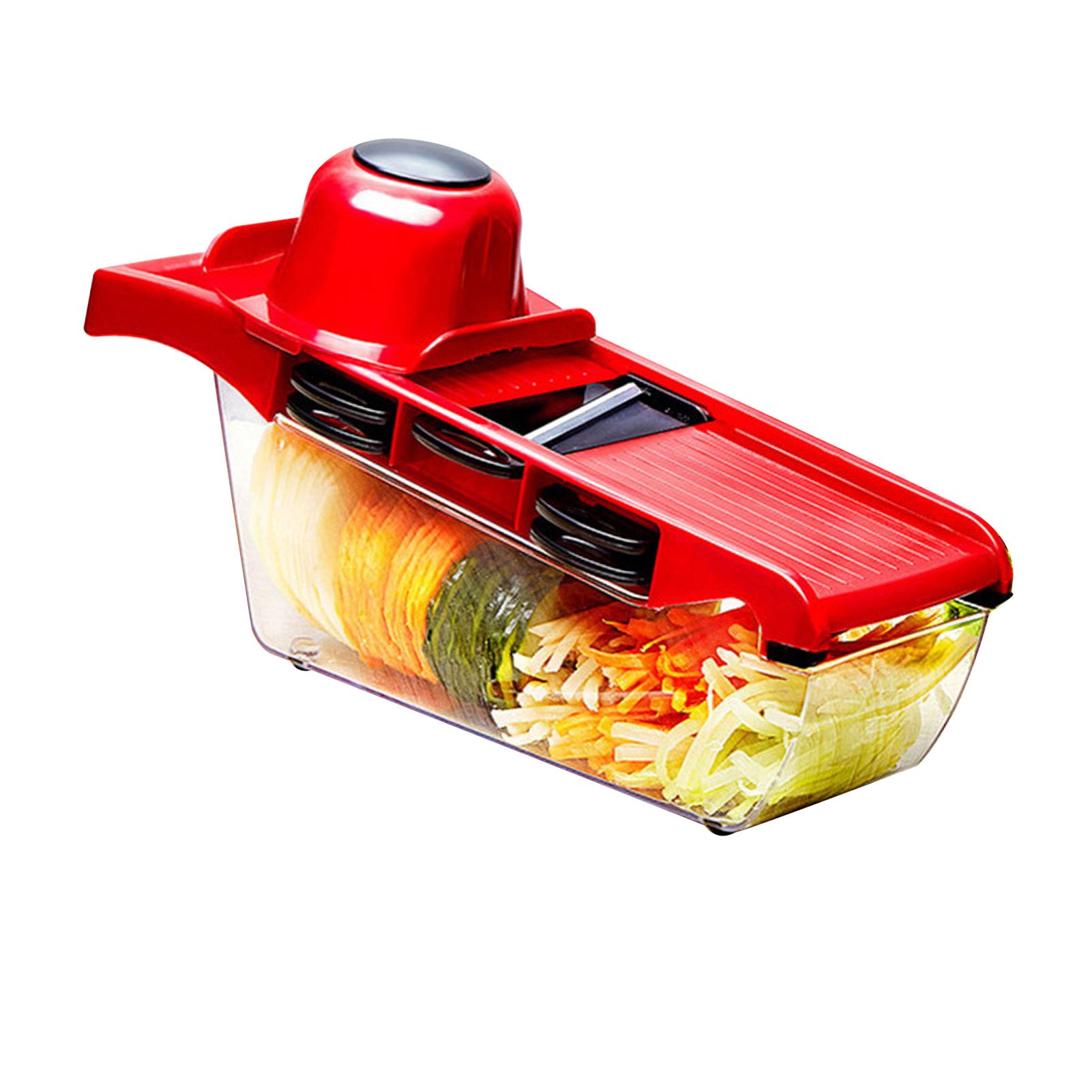 6 in 1 Vegetable Slicers Kitchen Multifunctional Food Potato Veggie Chopper Dicer Cutter with Peeler - Image 2
