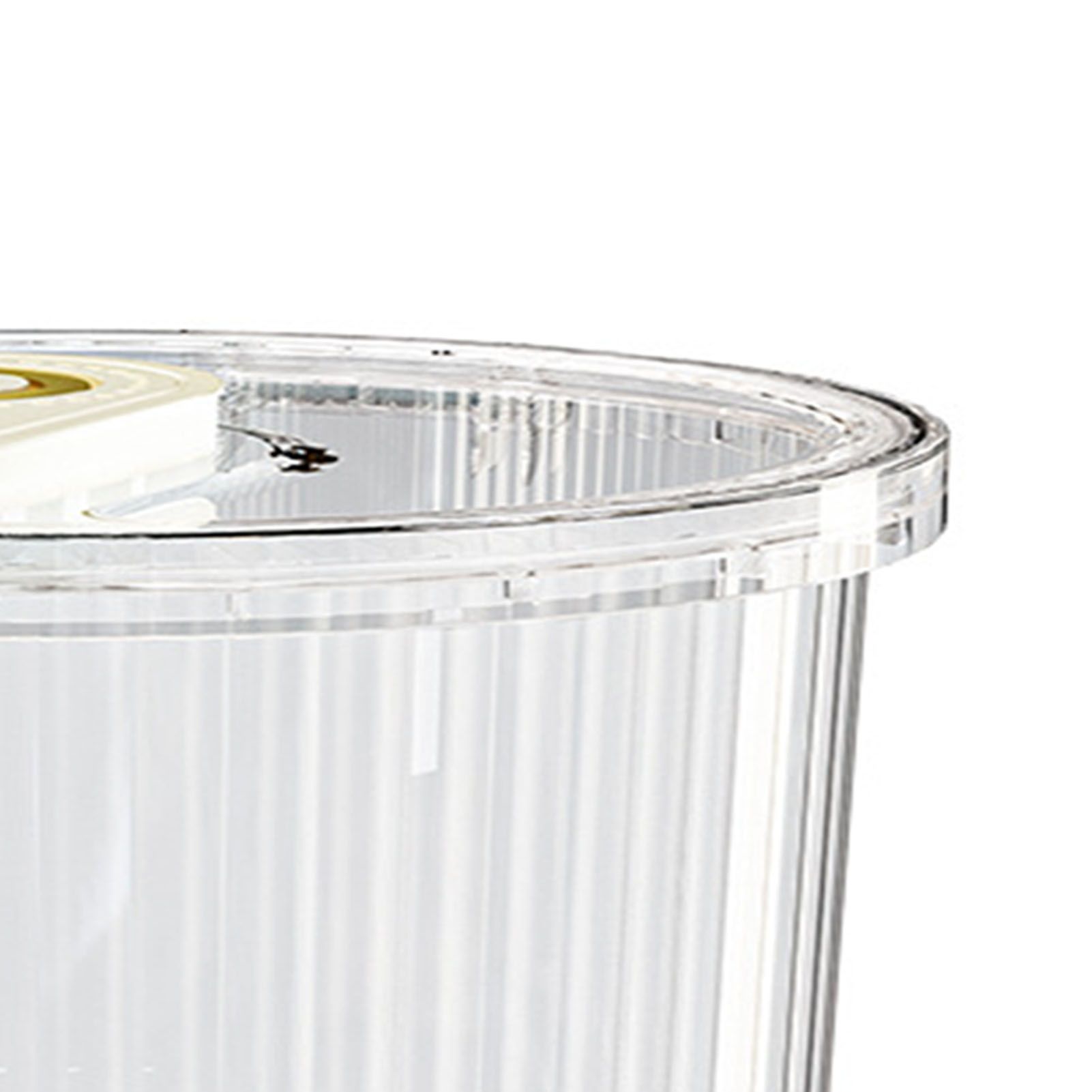 Rice Container Clear Rice Storage Bin Airtight Rice Bucket for Dry Food Grain Flour Soybean Kitchen Pantry Countertop 11kg 27.5x31x20cm / 10.8x12.2x7.9in - Image 6