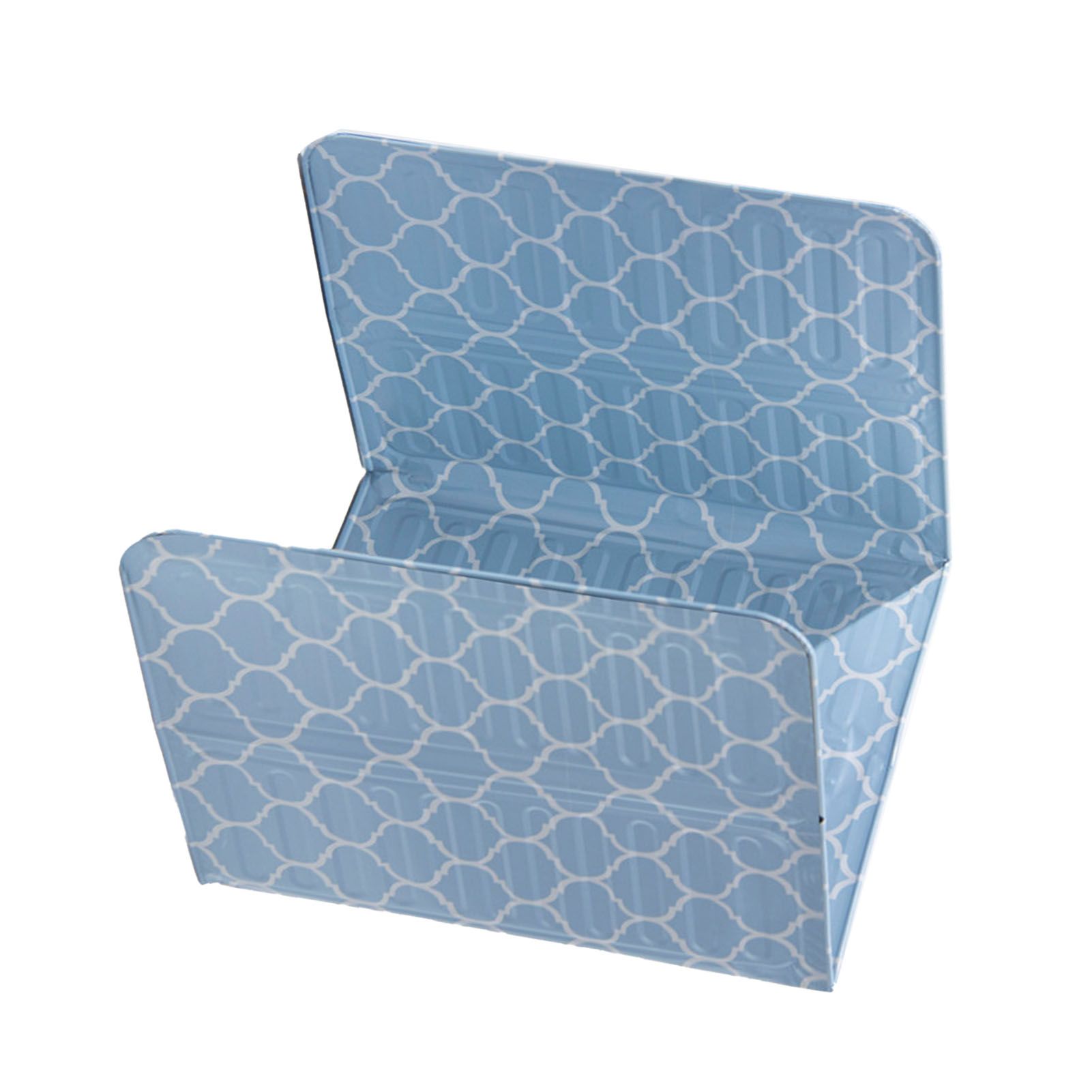 Oil Splash Baffle Foldable Heat Resistant Aluminum Foil Cooking Splashproof Guard for Kitchen Frying Pan Blue - Image 3