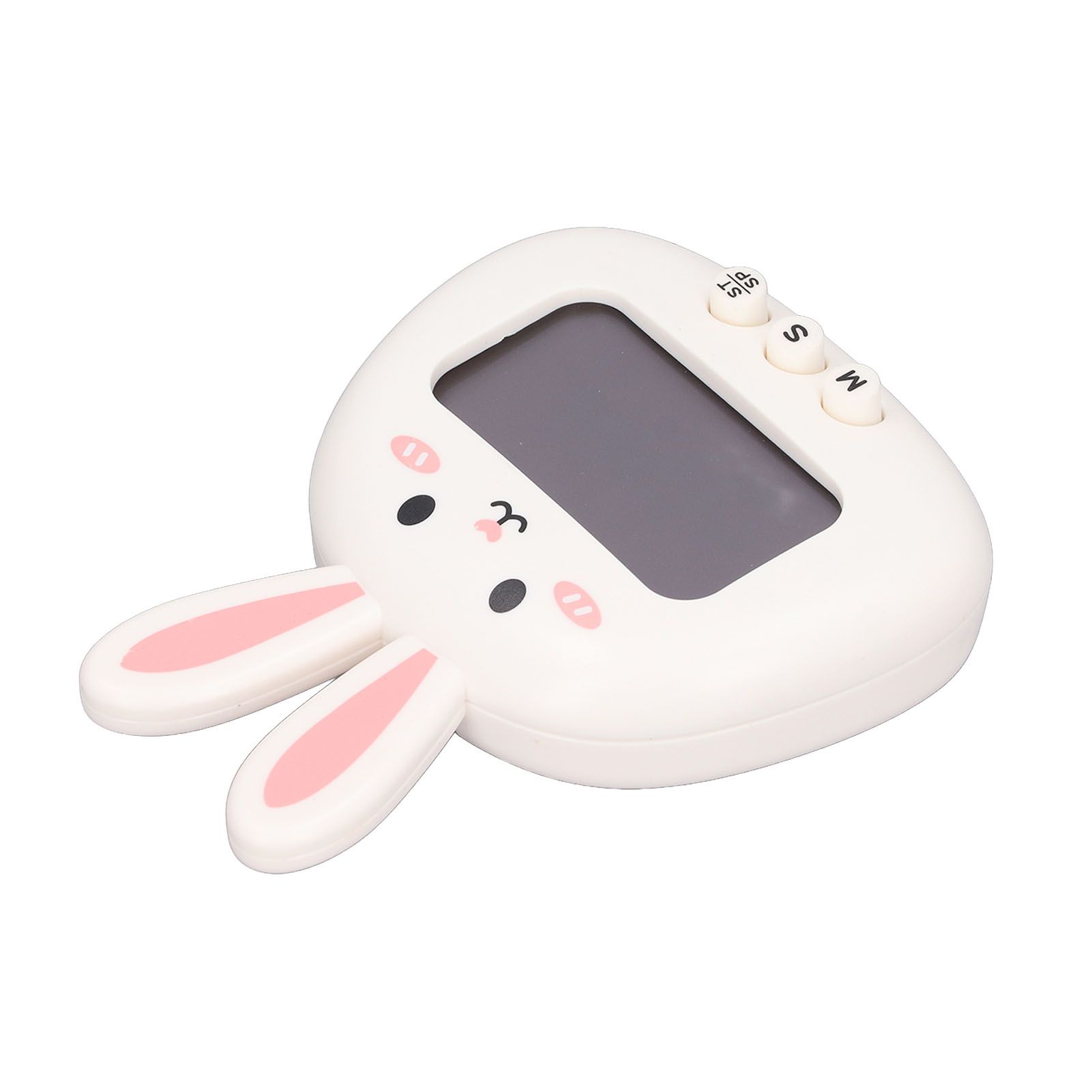 Cartoon Digital Timer ABS Portable Lightweight Simple To Use Cute Cartoon Timer for Kitchen Cooking White Rabbit - Image 6