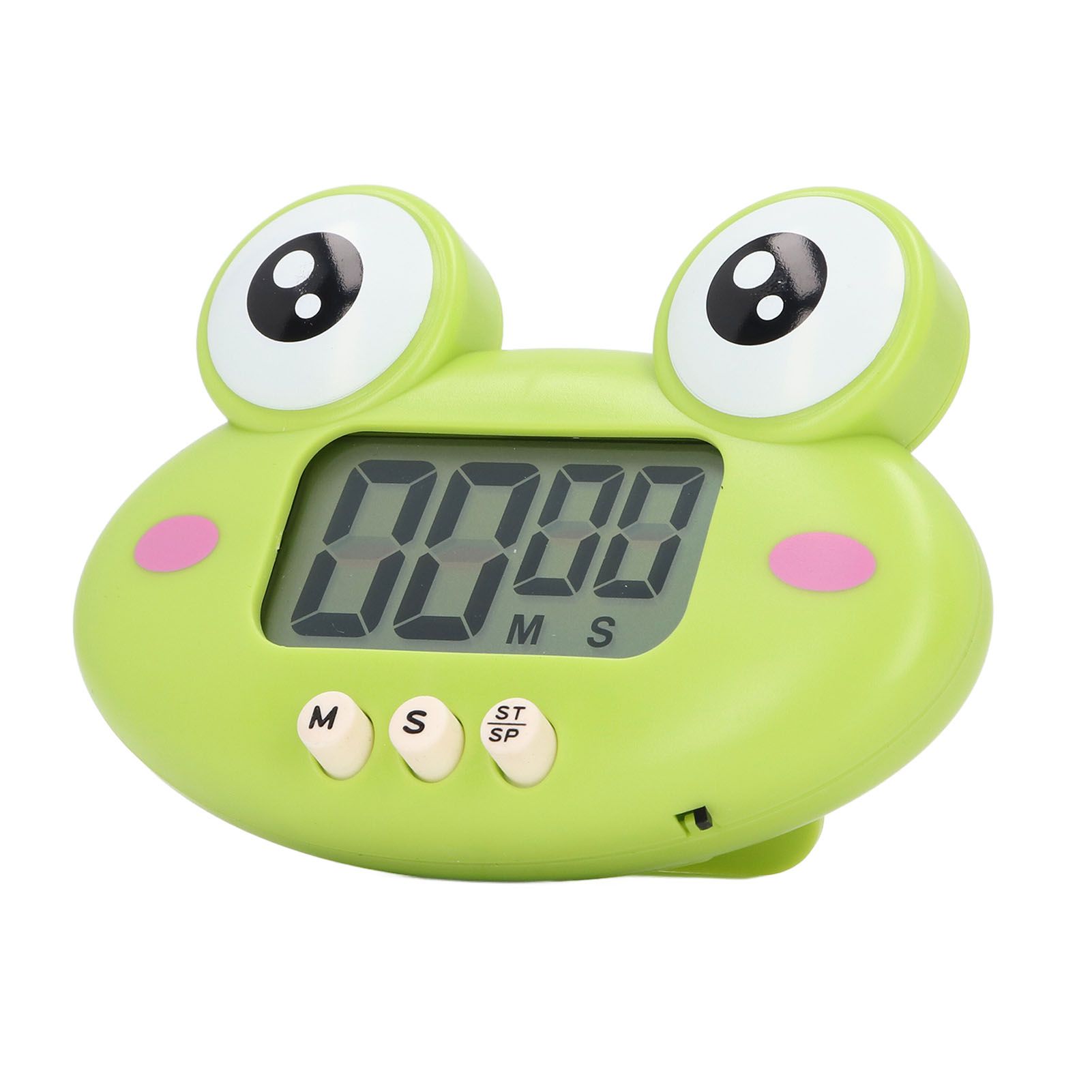 Cartoon Digital Timer ABS Portable Lightweight Simple To Use Cute Cartoon Timer for Kitchen Cooking Green Frog - Image 2