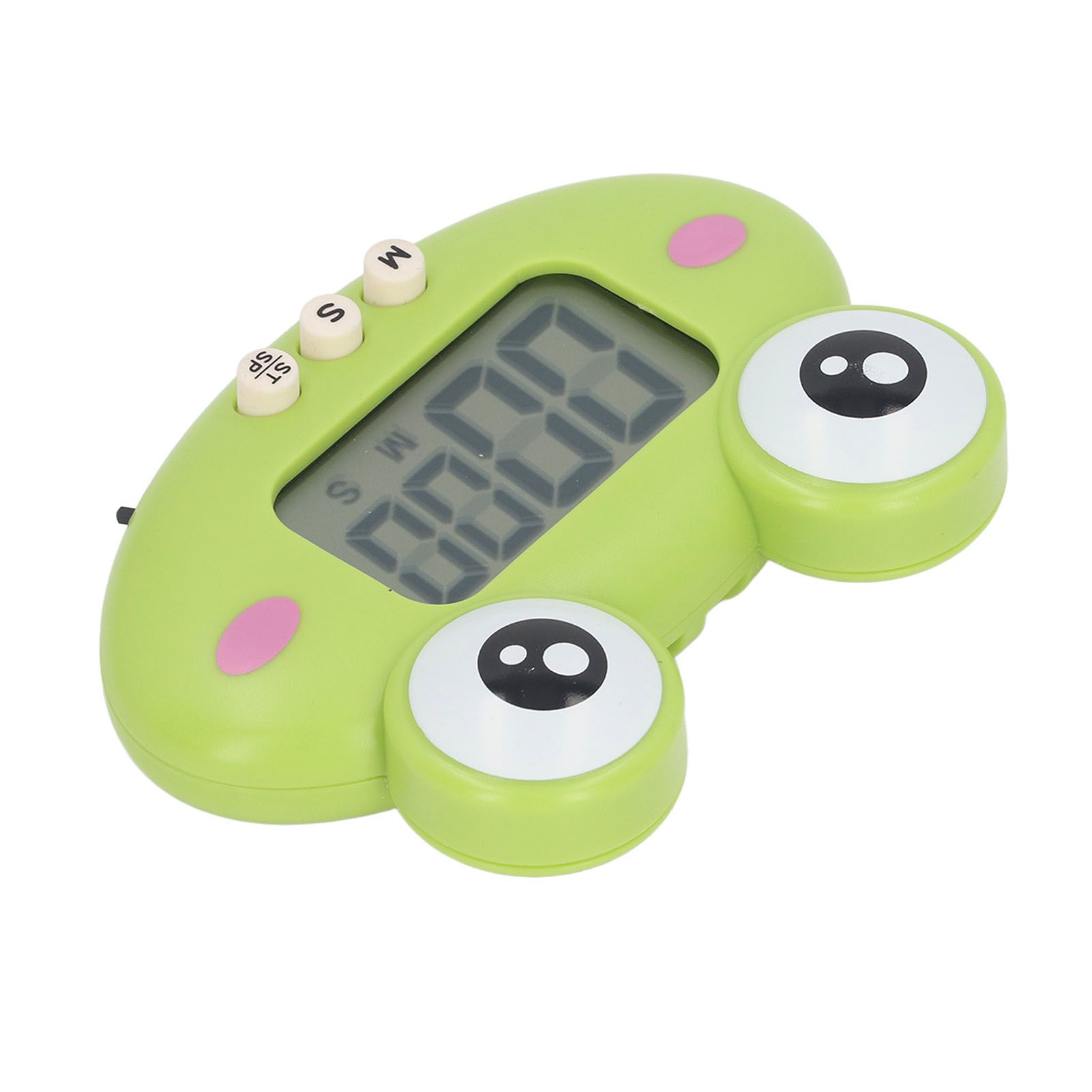 Cartoon Digital Timer ABS Portable Lightweight Simple To Use Cute Cartoon Timer for Kitchen Cooking Green Frog - Image 7