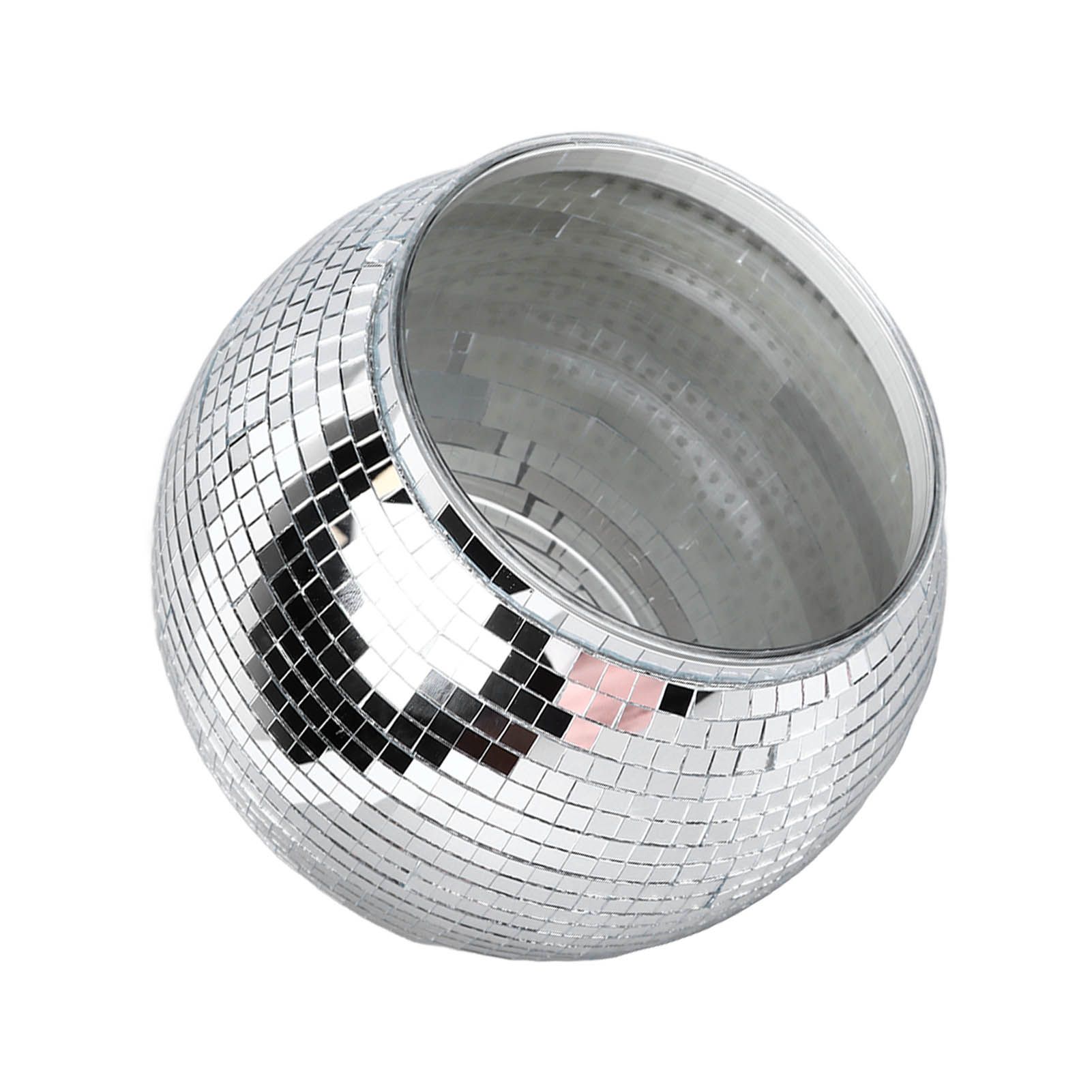 Disco Ball Ice Bucket Plastic Large Capacity Party Drink Bucket for Beer Cocktail Wine Silver - Image 6
