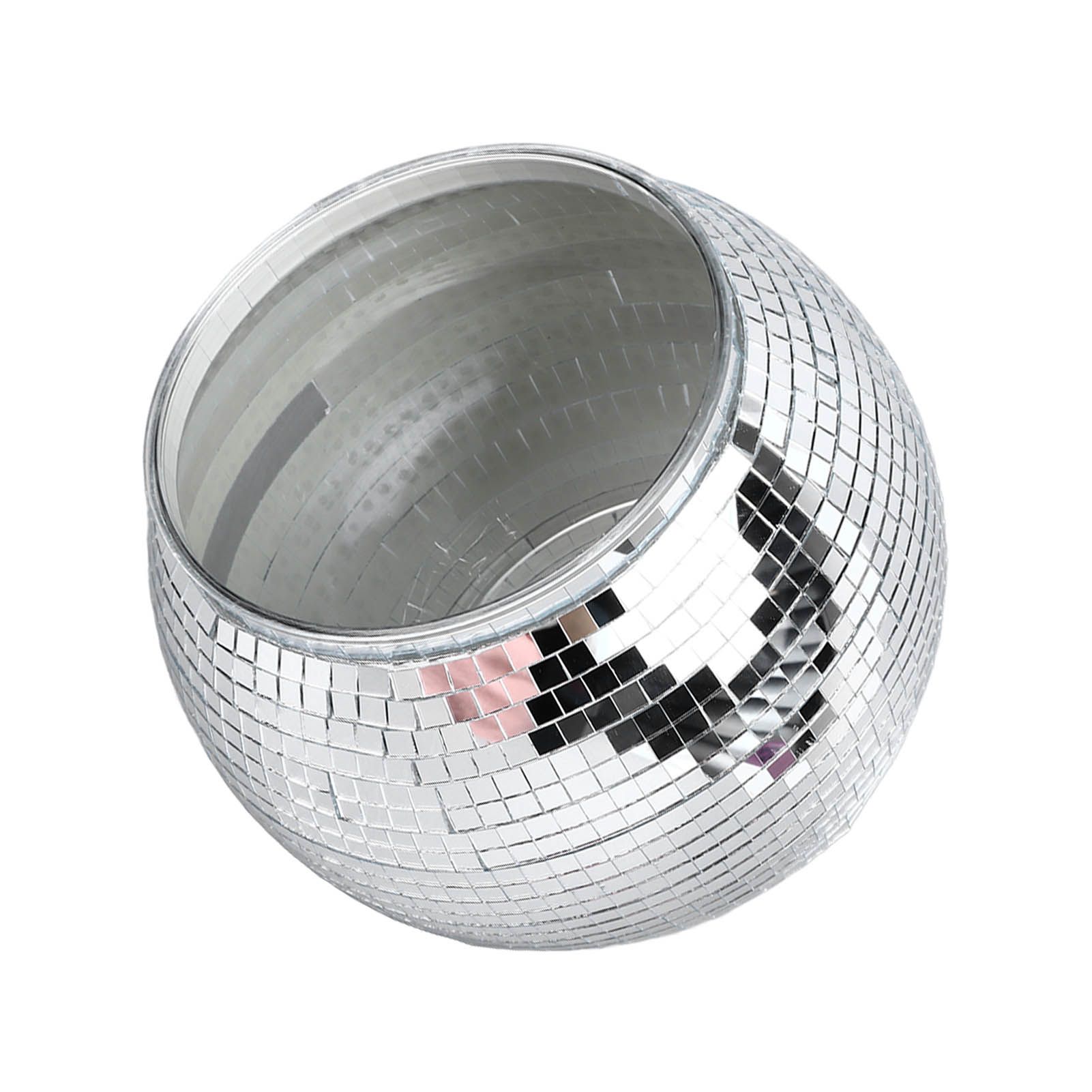 Disco Ball Ice Bucket Plastic Large Capacity Party Drink Bucket for Beer Cocktail Wine Silver - Image 7