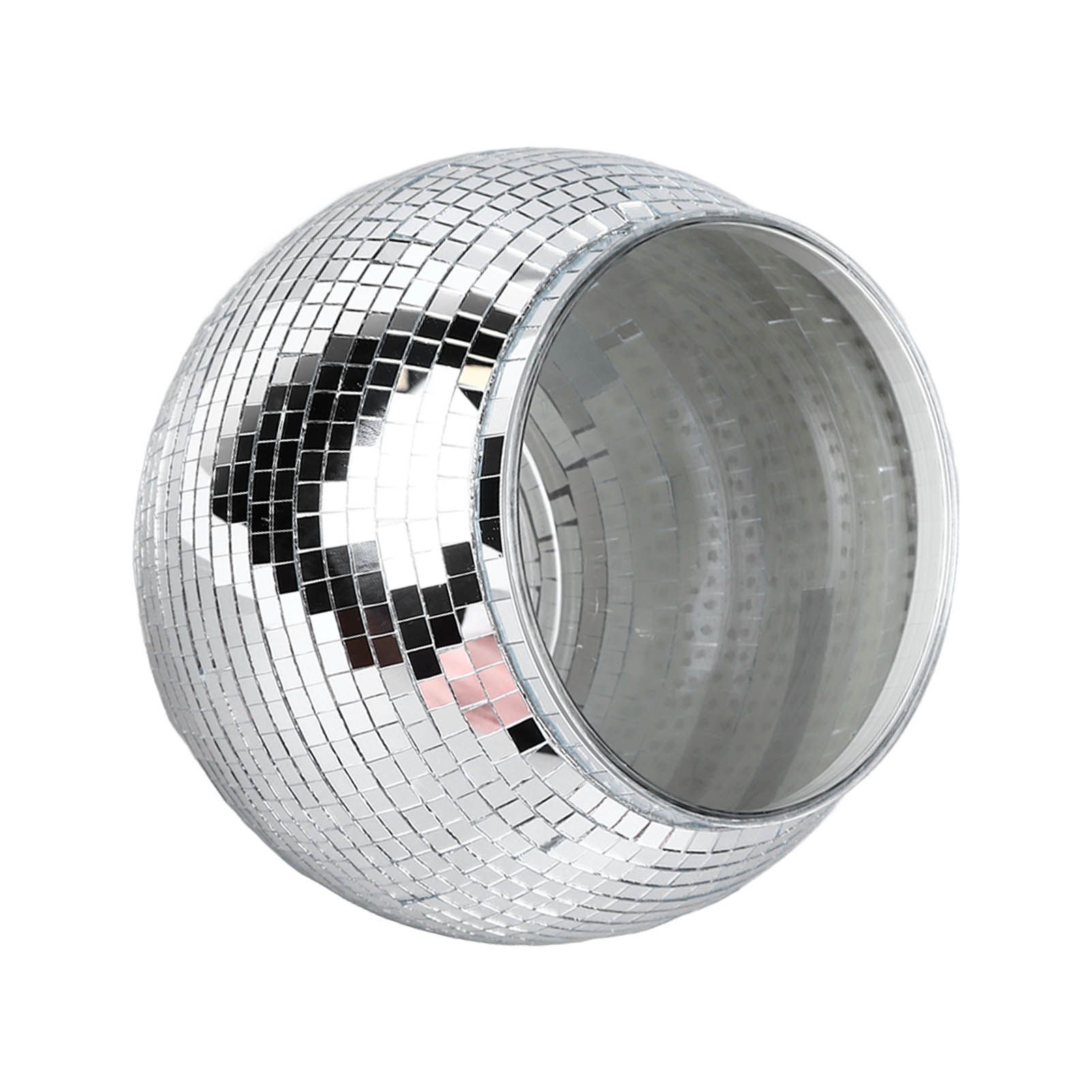 Disco Ball Ice Bucket Plastic Large Capacity Party Drink Bucket for Beer Cocktail Wine Silver - Image 8