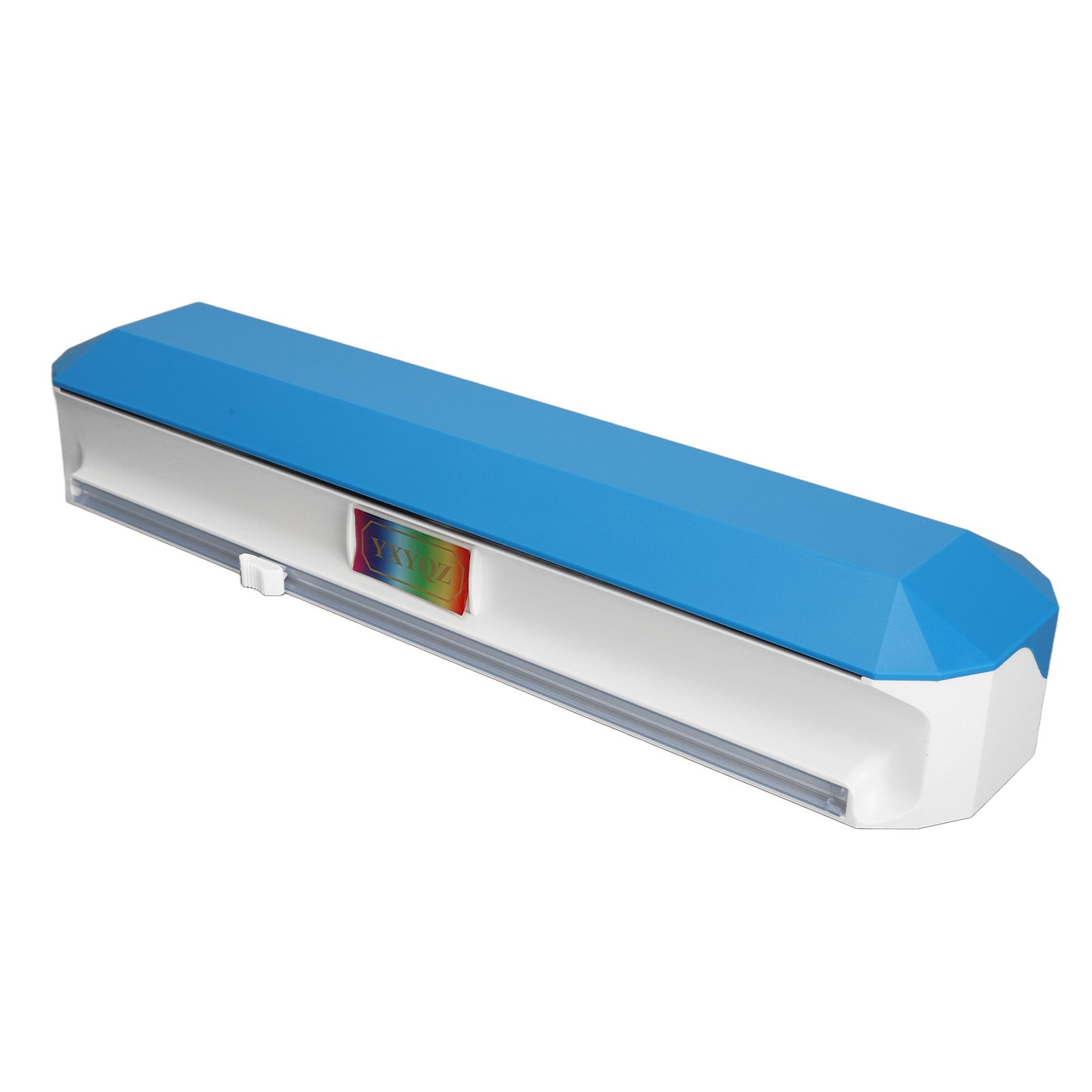 Plastic Wrap Dispenser with Slide Cutter Smooth Cutting Adjustable Reusable Cling Film Dispenser for Tin Foil L 38x9.8cm - Image 3