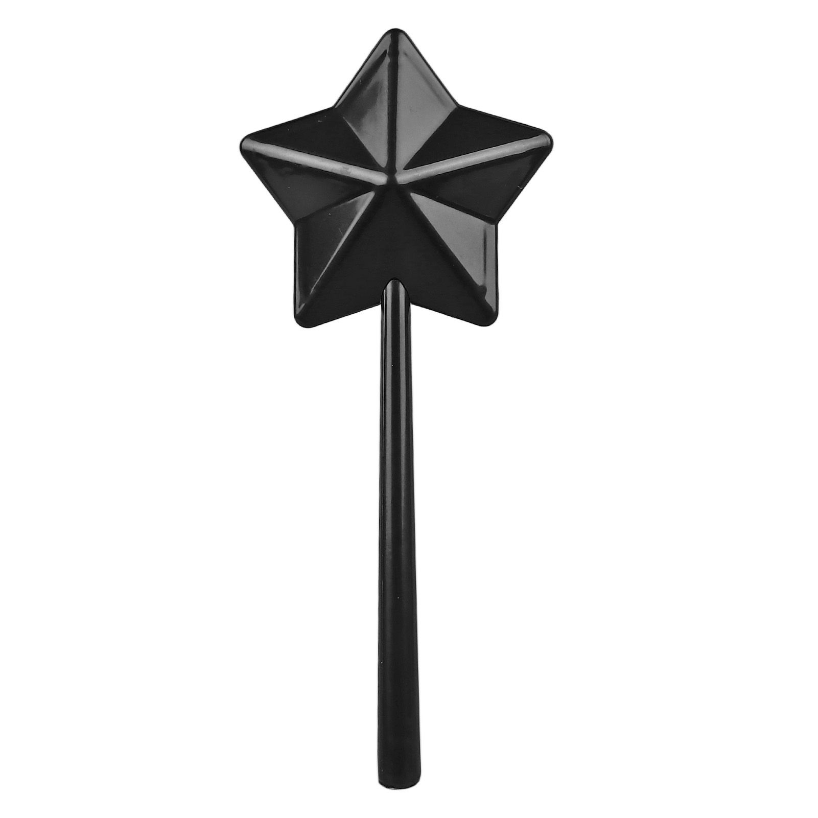 Salt and Pepper Shaker Wand Plastic Cute Practical Pentagram Shape Salt Dispenser Black - Image 1