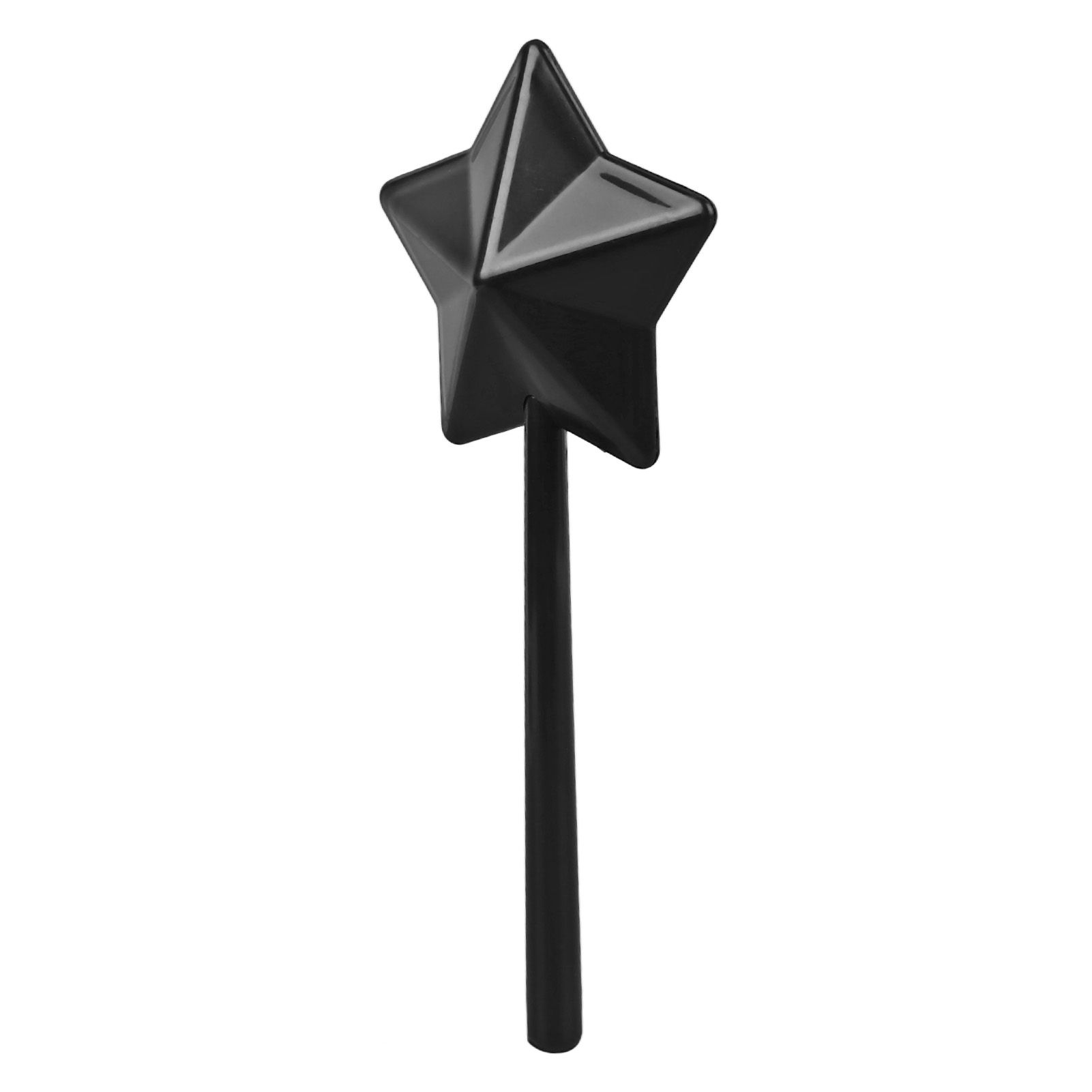 Salt and Pepper Shaker Wand Plastic Cute Practical Pentagram Shape Salt Dispenser Black - Image 2
