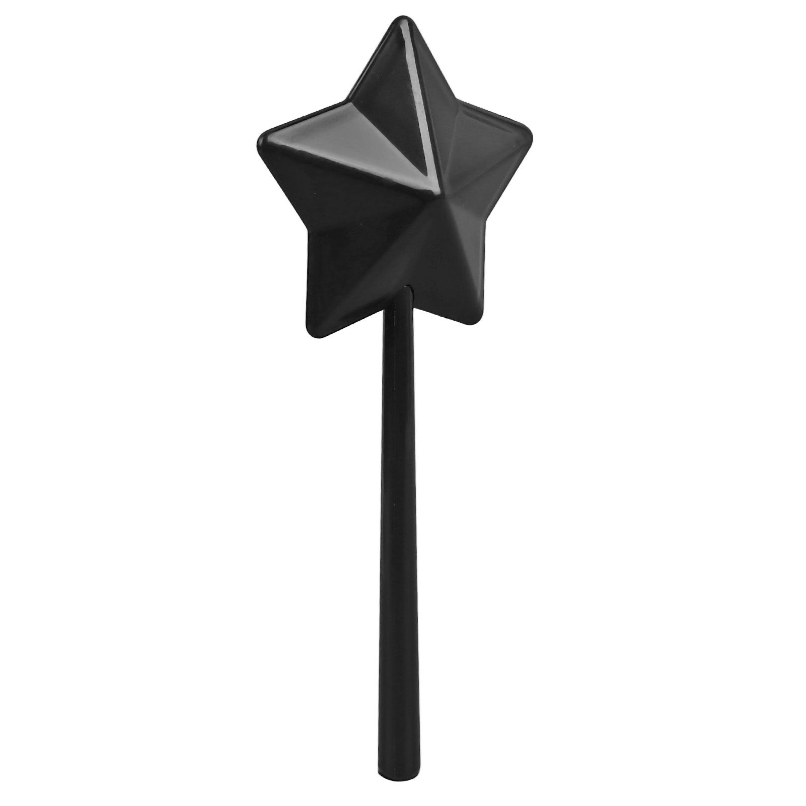 Salt and Pepper Shaker Wand Plastic Cute Practical Pentagram Shape Salt Dispenser Black - Image 3