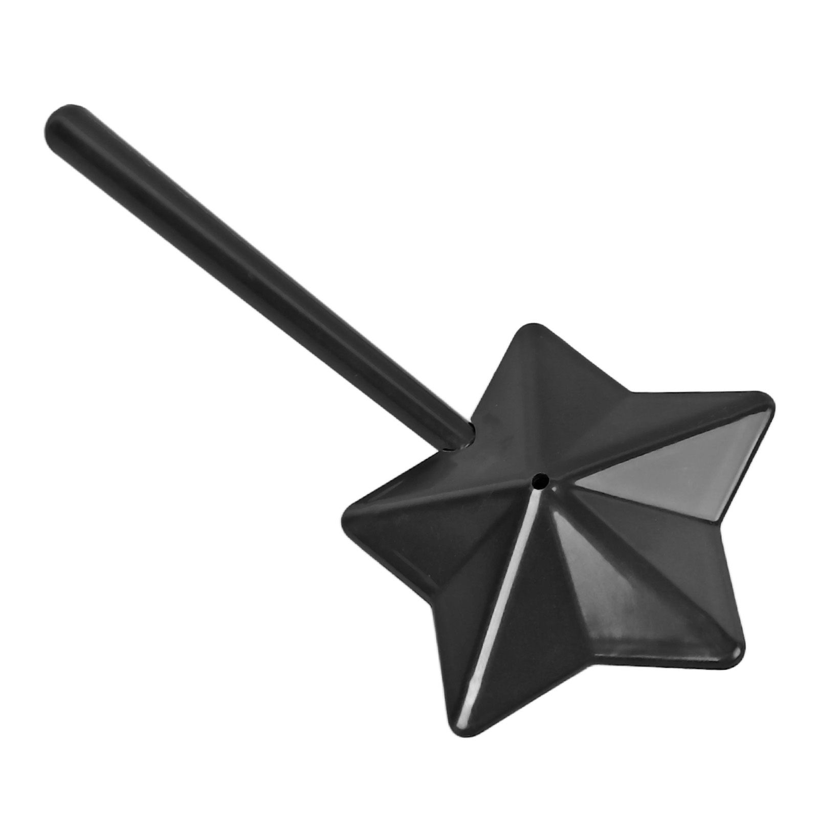 Salt and Pepper Shaker Wand Plastic Cute Practical Pentagram Shape Salt Dispenser Black - Image 7