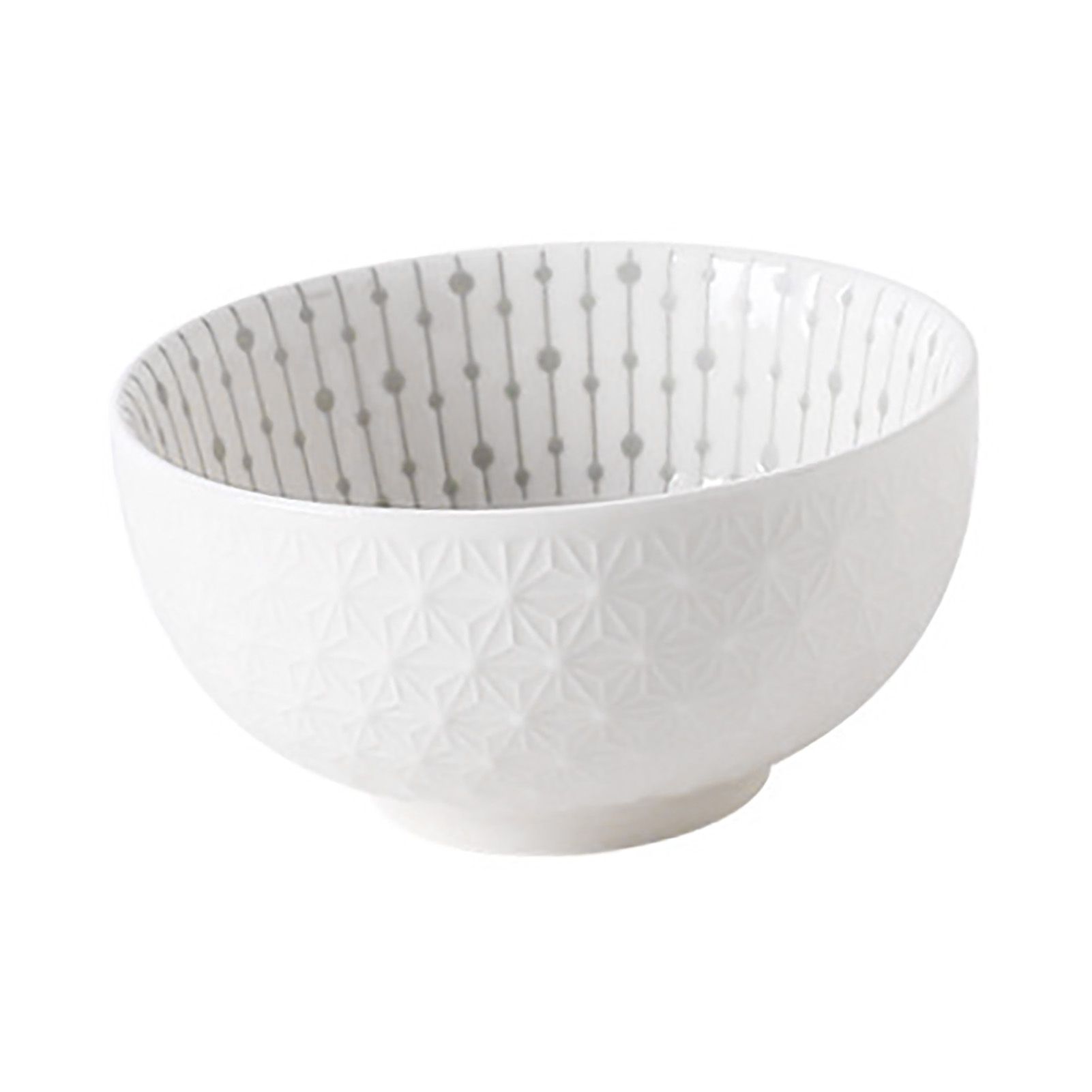 Soup Bowl 4.5in Small Bowl Ceramic Embossment Underglaze Color Minimalist Easy Clean Serving Bowl for Kitchen Home - Image 2