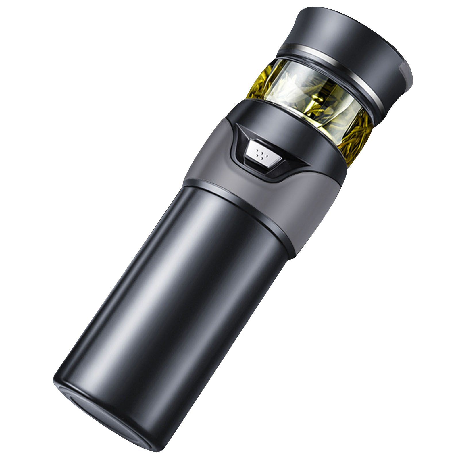 Tea Bottle with Infuser Tea Tumbler Stainless Steel Double Layer Insulated Cup for Men Daily Office Home Grey - Image 4
