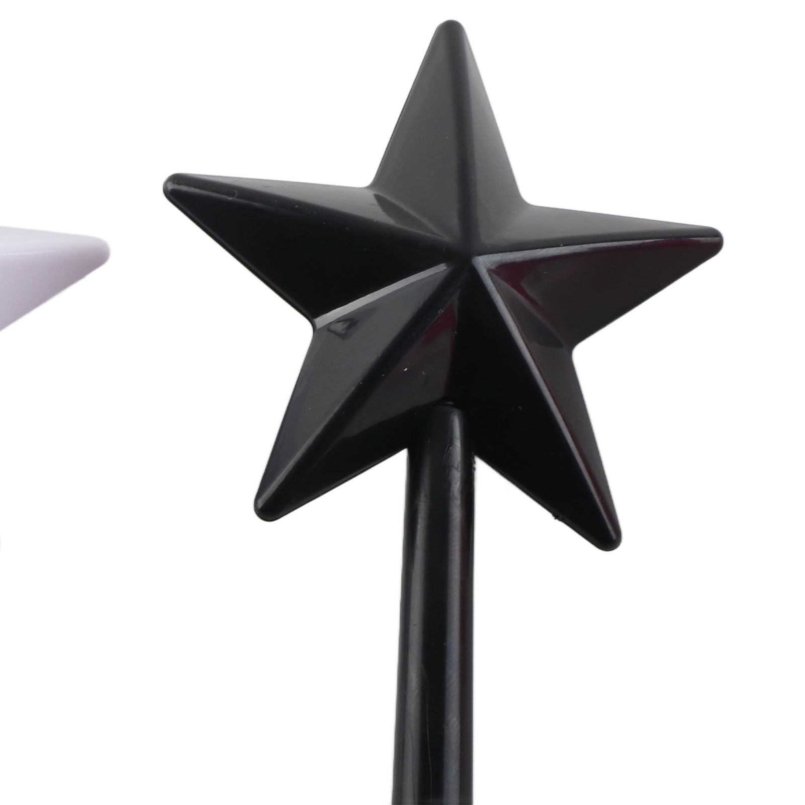 3Pcs Magical Salt Pepper Shakers Star Shaped Magic Wand Salt Pepper Shakers Magic Stick Refillable Seasonings Spices Dispenser Pink Black White - Image 2