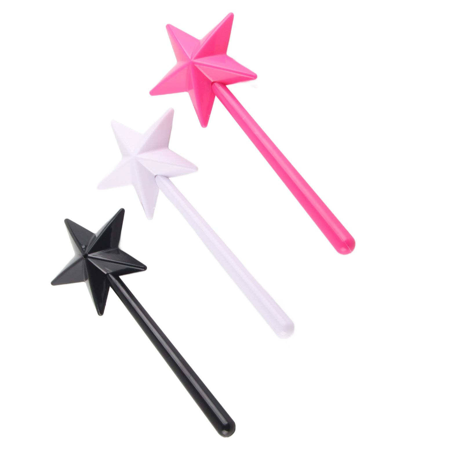 3Pcs Magical Salt Pepper Shakers Star Shaped Magic Wand Salt Pepper Shakers Magic Stick Refillable Seasonings Spices Dispenser Pink Black White - Image 7