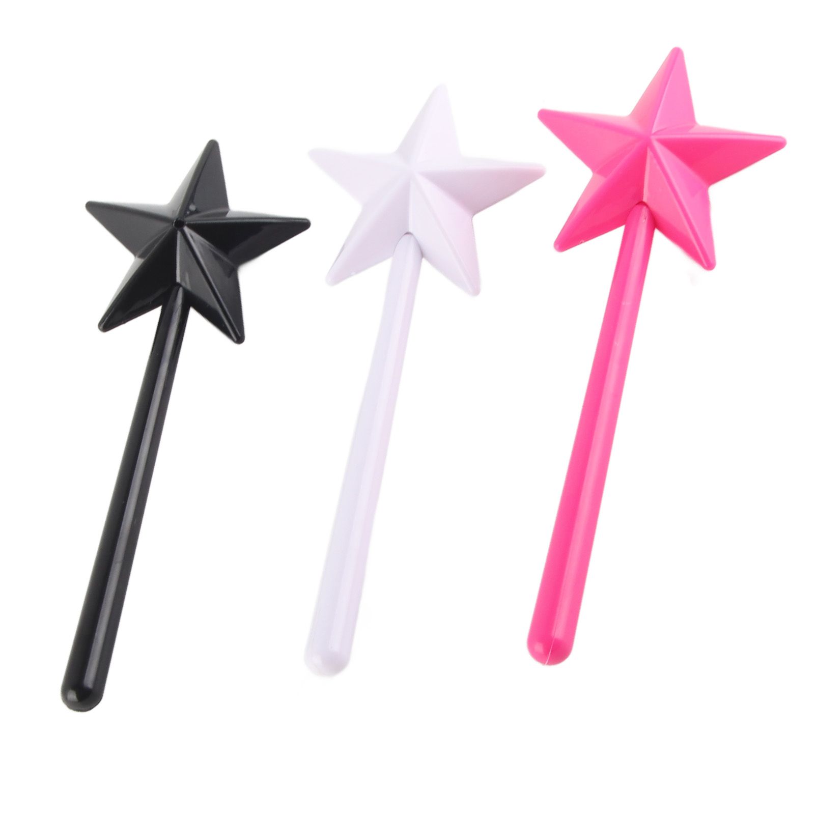 3Pcs Magical Salt Pepper Shakers Star Shaped Magic Wand Salt Pepper Shakers Magic Stick Refillable Seasonings Spices Dispenser Pink Black White - Image 8