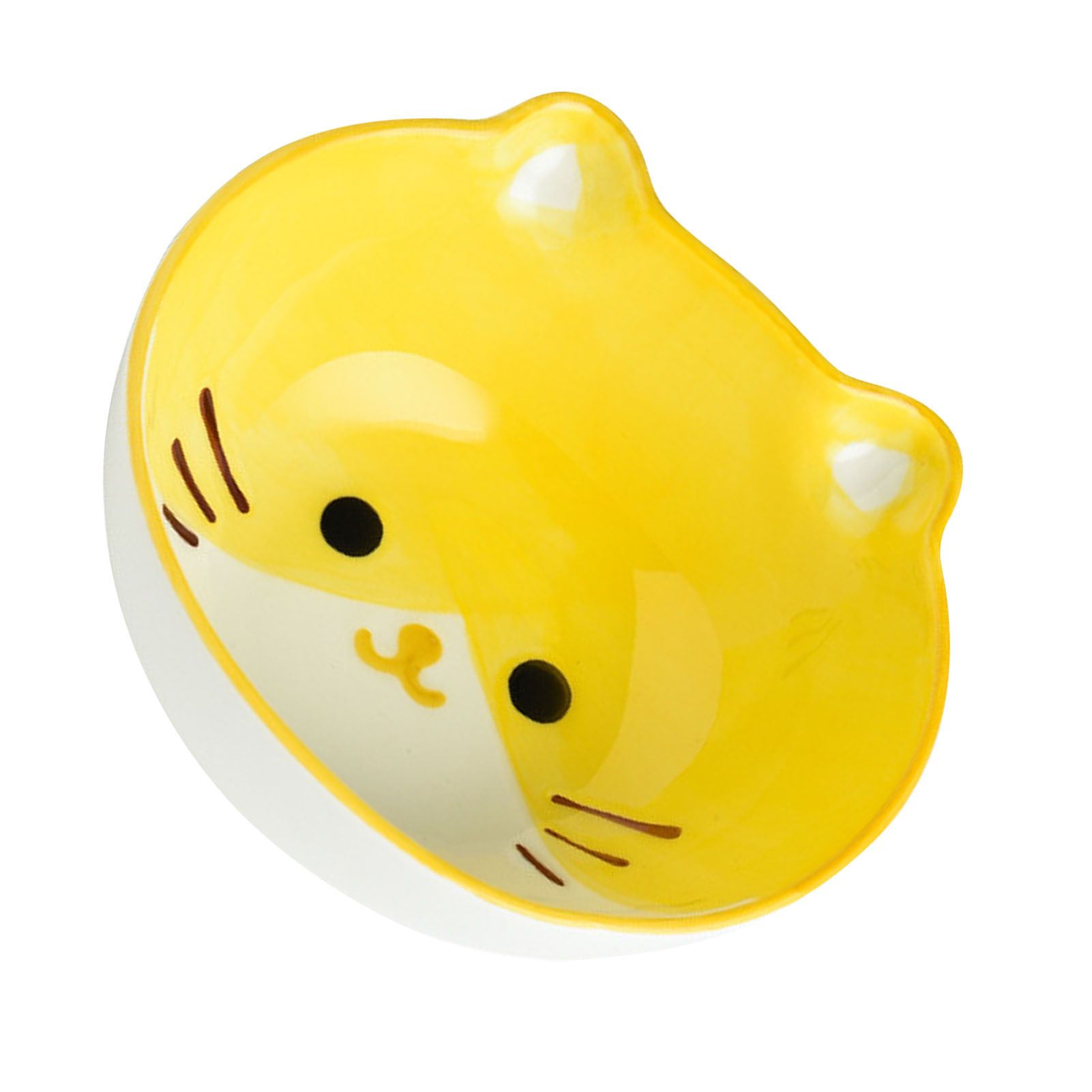 Kids Bowl Ceramic Cute Cartoon Animal Shape Rice Bowls Reusable Dinner Tableware for Serving Soup Cereal Pasta Ice Cream Cat - Image 3