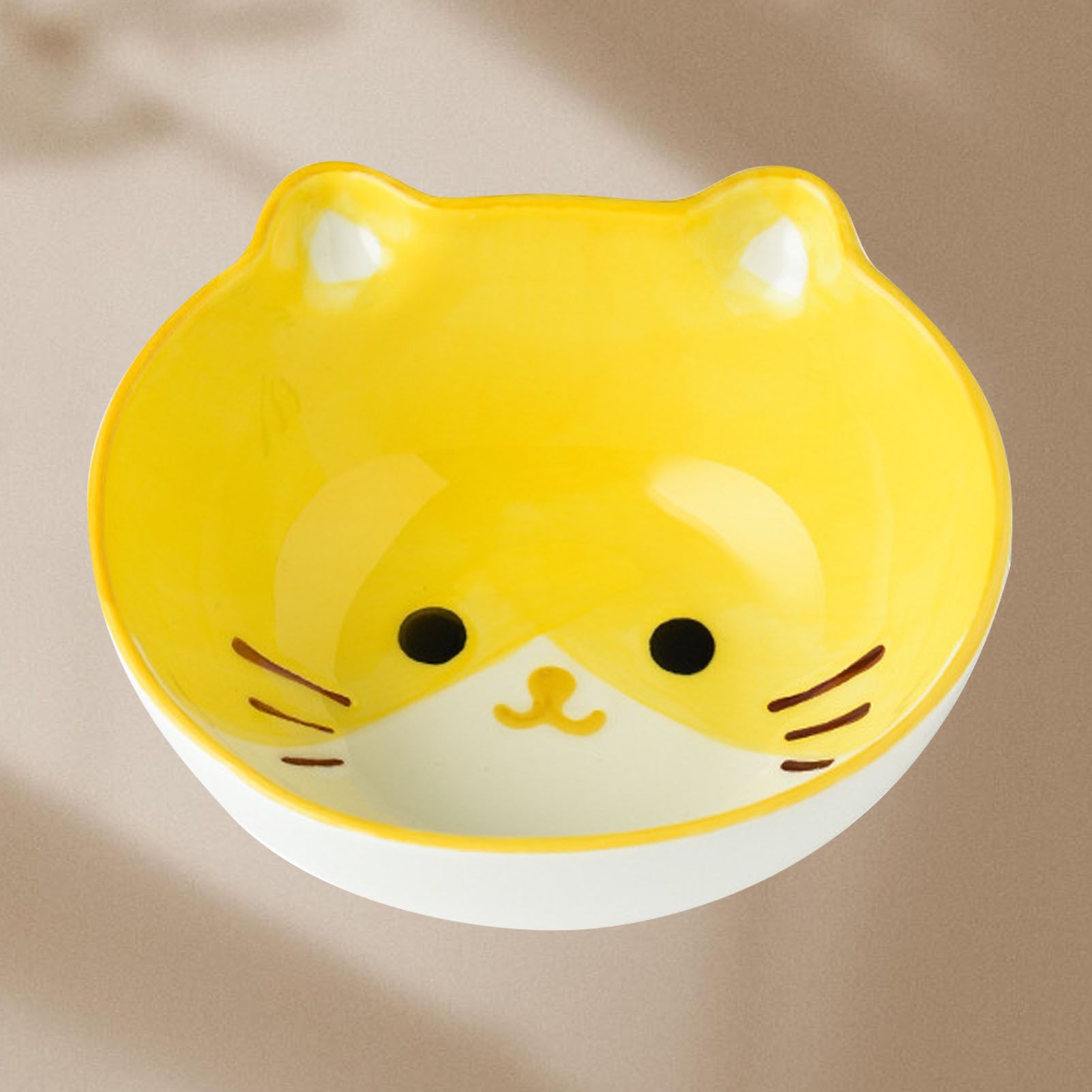 Kids Bowl Ceramic Cute Cartoon Animal Shape Rice Bowls Reusable Dinner Tableware for Serving Soup Cereal Pasta Ice Cream Cat - Image 6