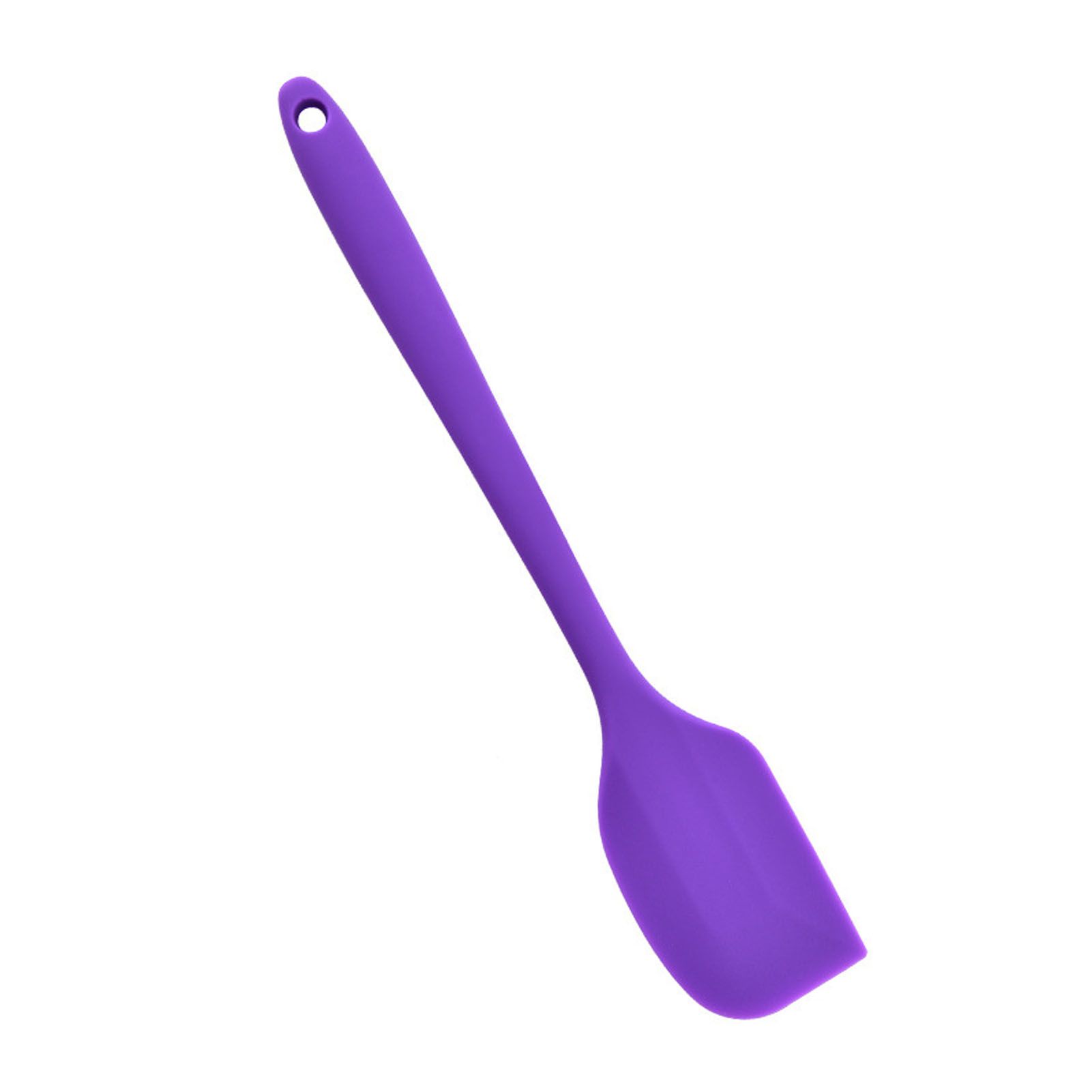 Silicone Spatula Food Grade High Heat Resistant Non Stick Spatula Kitchen Utensils Cookware for Cooking Baking Purple - Image 2