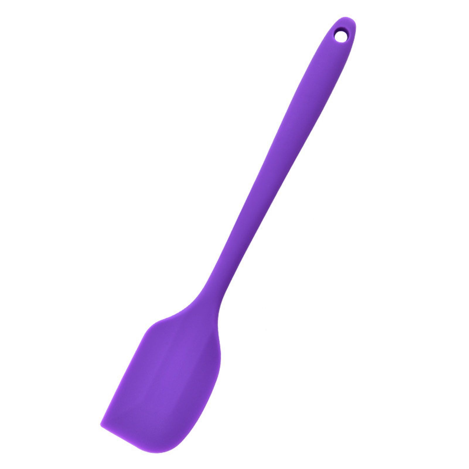 Silicone Spatula Food Grade High Heat Resistant Non Stick Spatula Kitchen Utensils Cookware for Cooking Baking Purple - Image 7