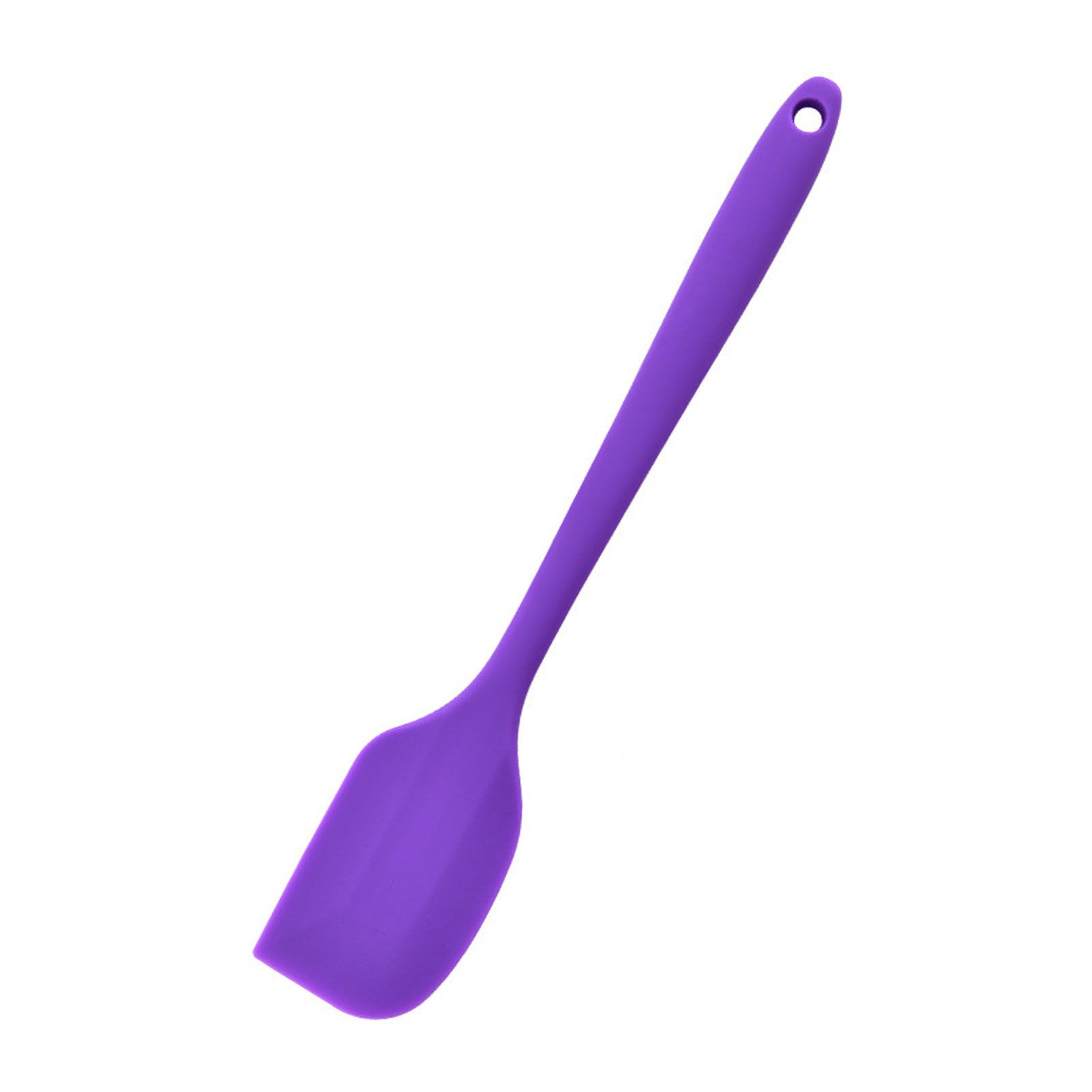 Silicone Spatula Food Grade High Heat Resistant Non Stick Spatula Kitchen Utensils Cookware for Cooking Baking Purple - Image 8
